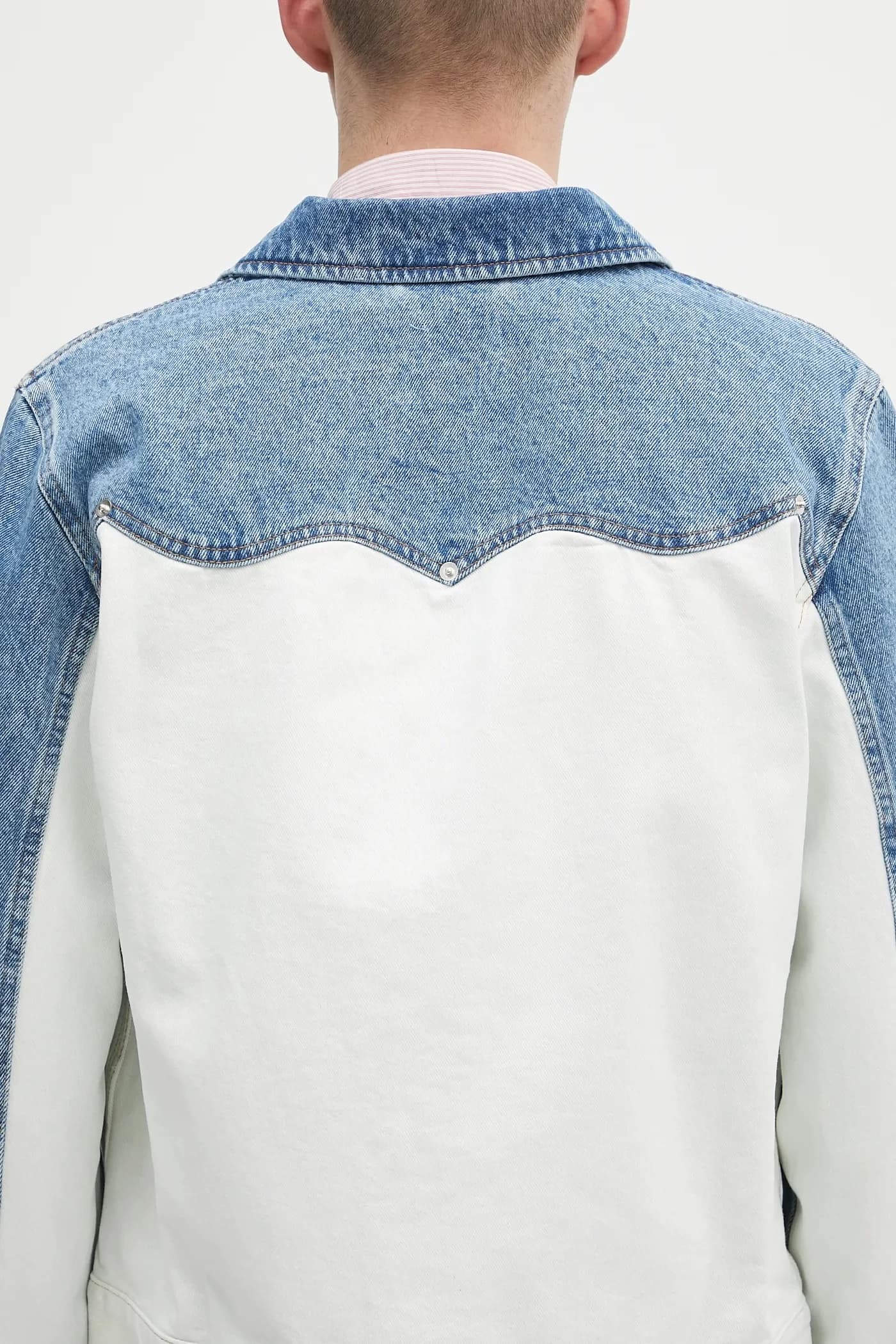 Джинсовая куртка Patchwork Western Carpenter Jacket - фото 7