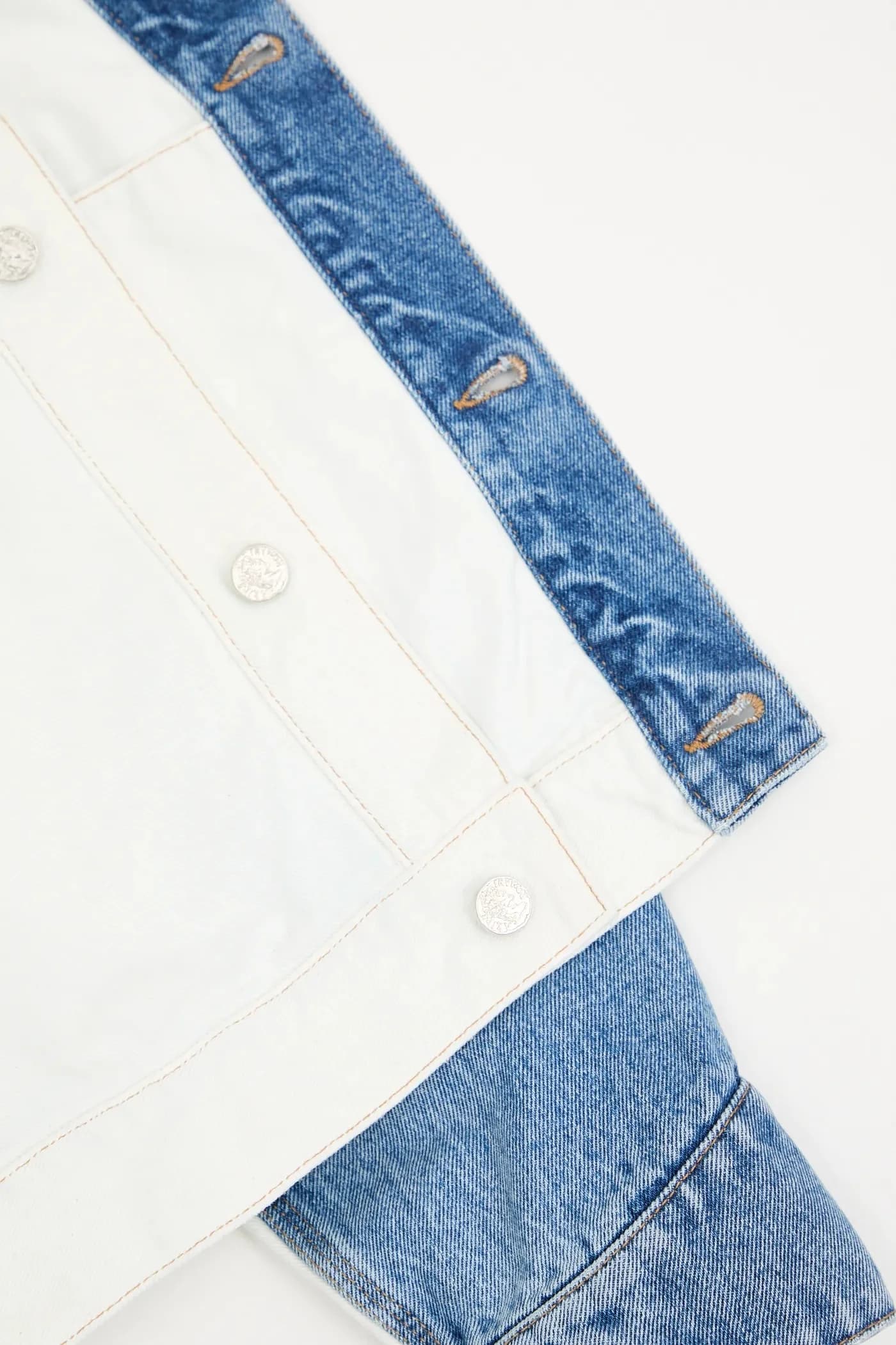 Джинсовая куртка Patchwork Western Carpenter Jacket - фото 10