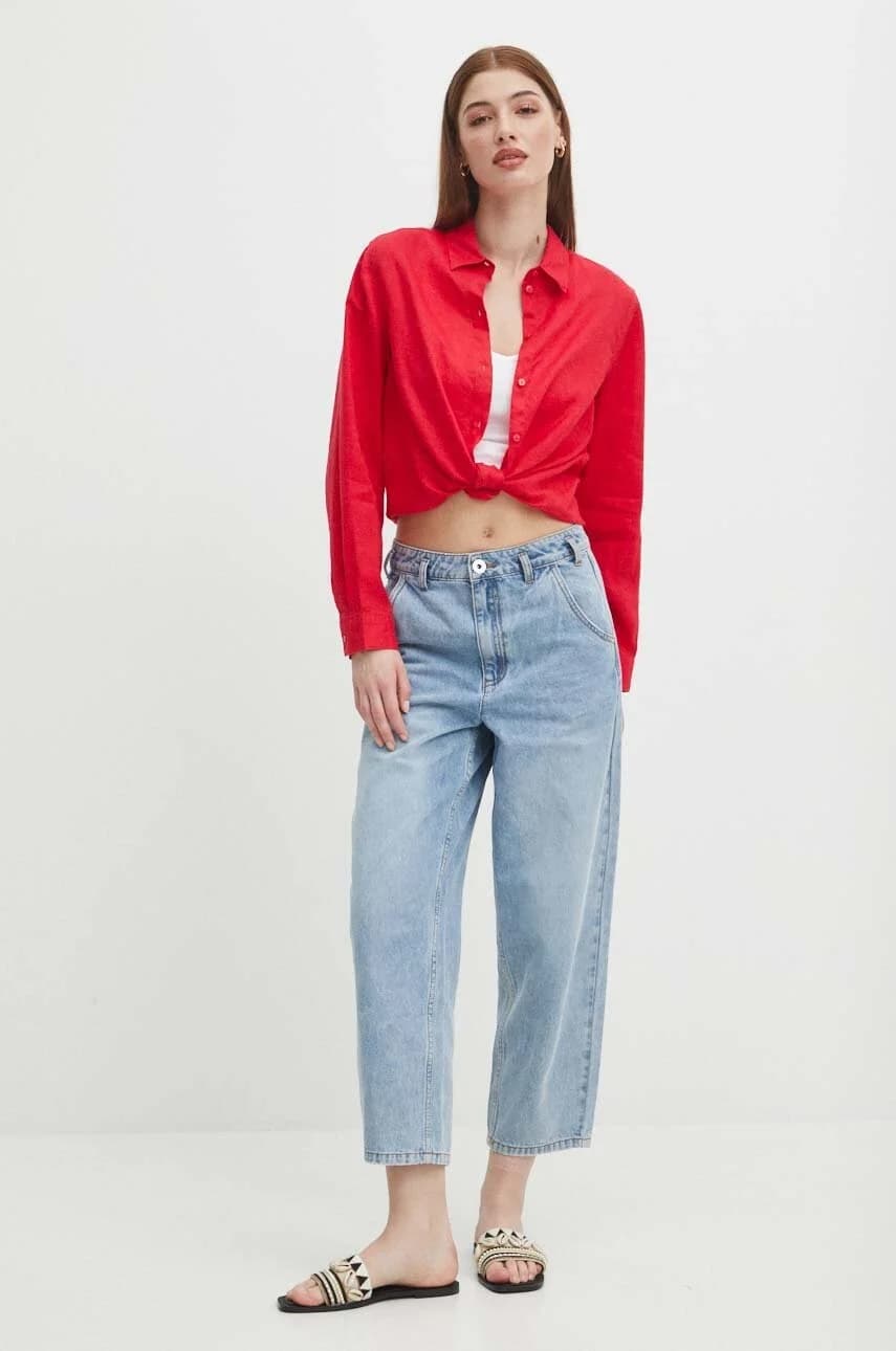 Льняная рубашка - фото 2