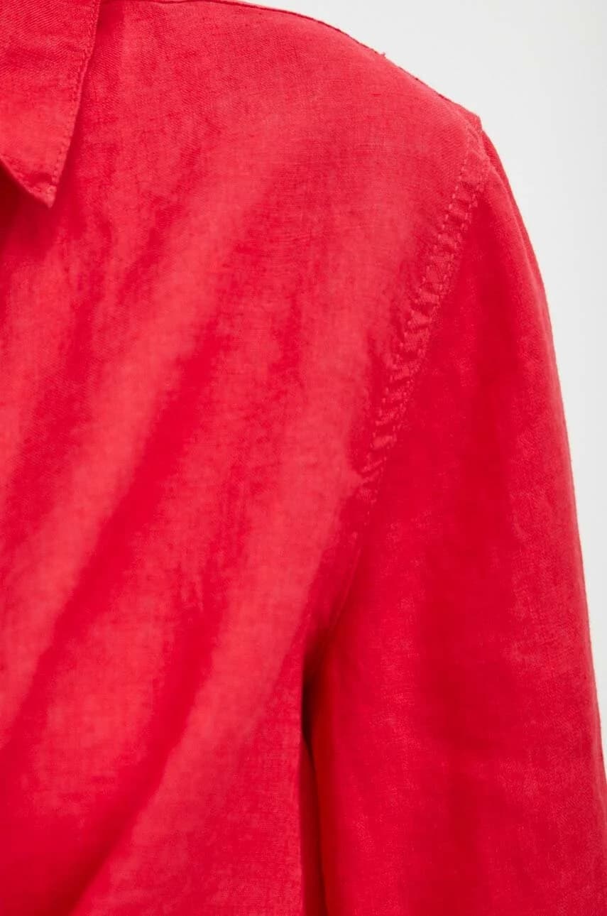 Льняная рубашка - фото 5