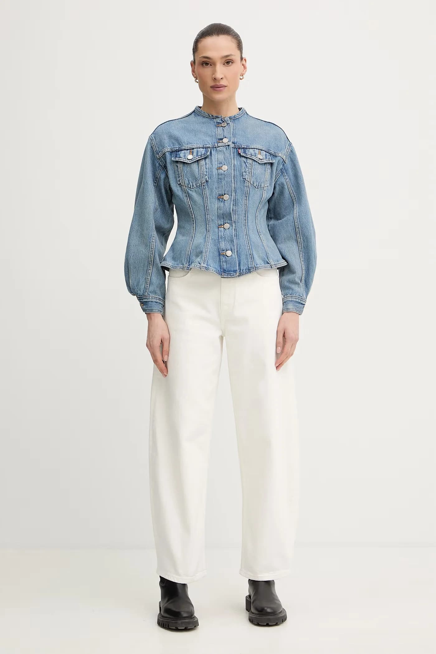 Женская джинсовая куртка переходного периода SCULPTED - фото 2