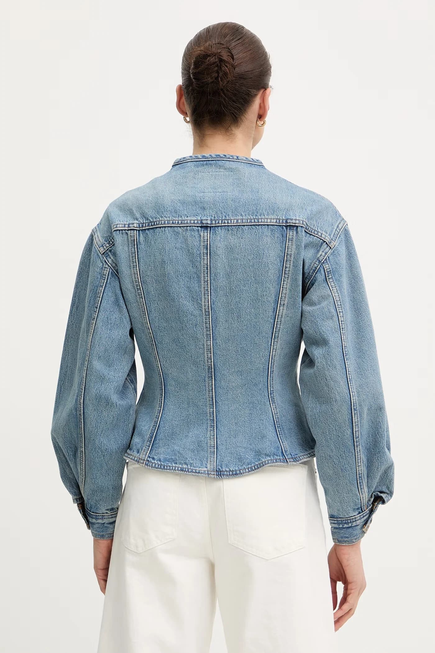 Женская джинсовая куртка переходного периода SCULPTED - фото 3