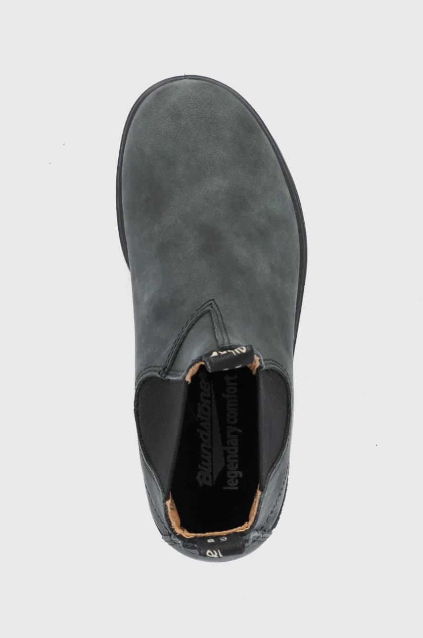 Кожаные ботинки челси 587 - фото 4