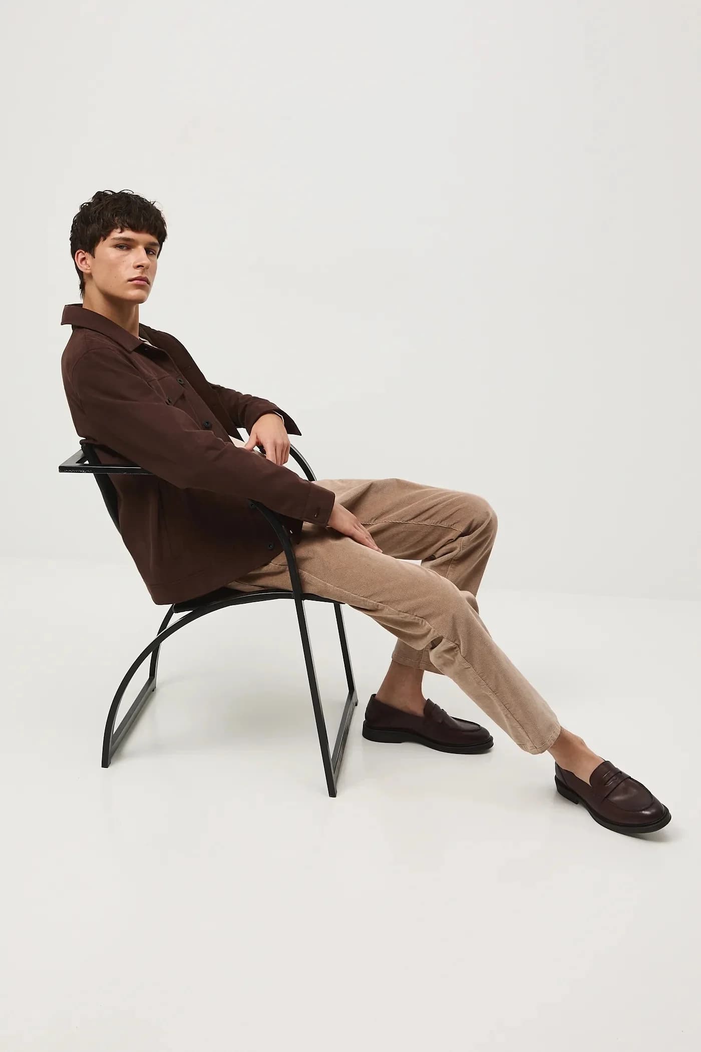 Кожаные мокасины - фото 7