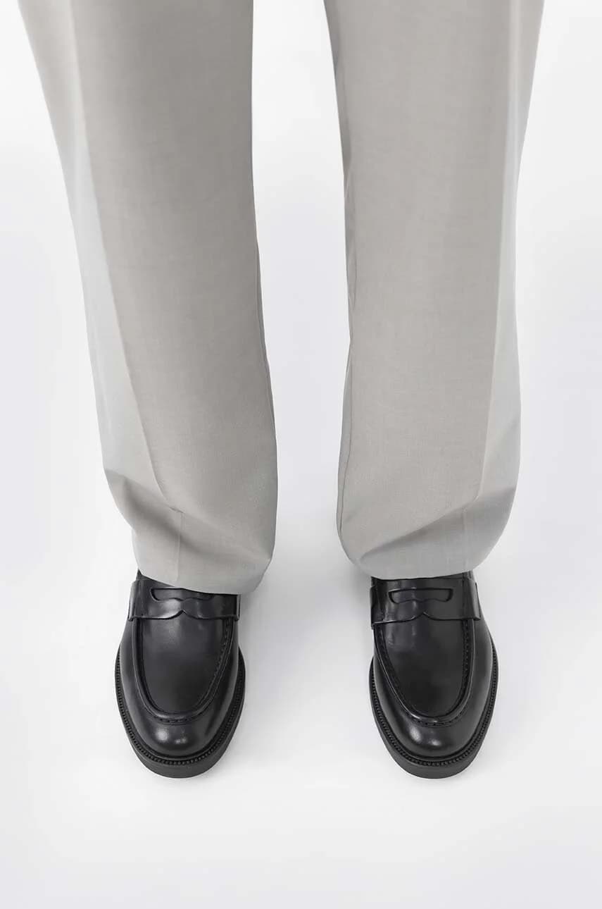 кожаные мокасины ALEX M - фото 6