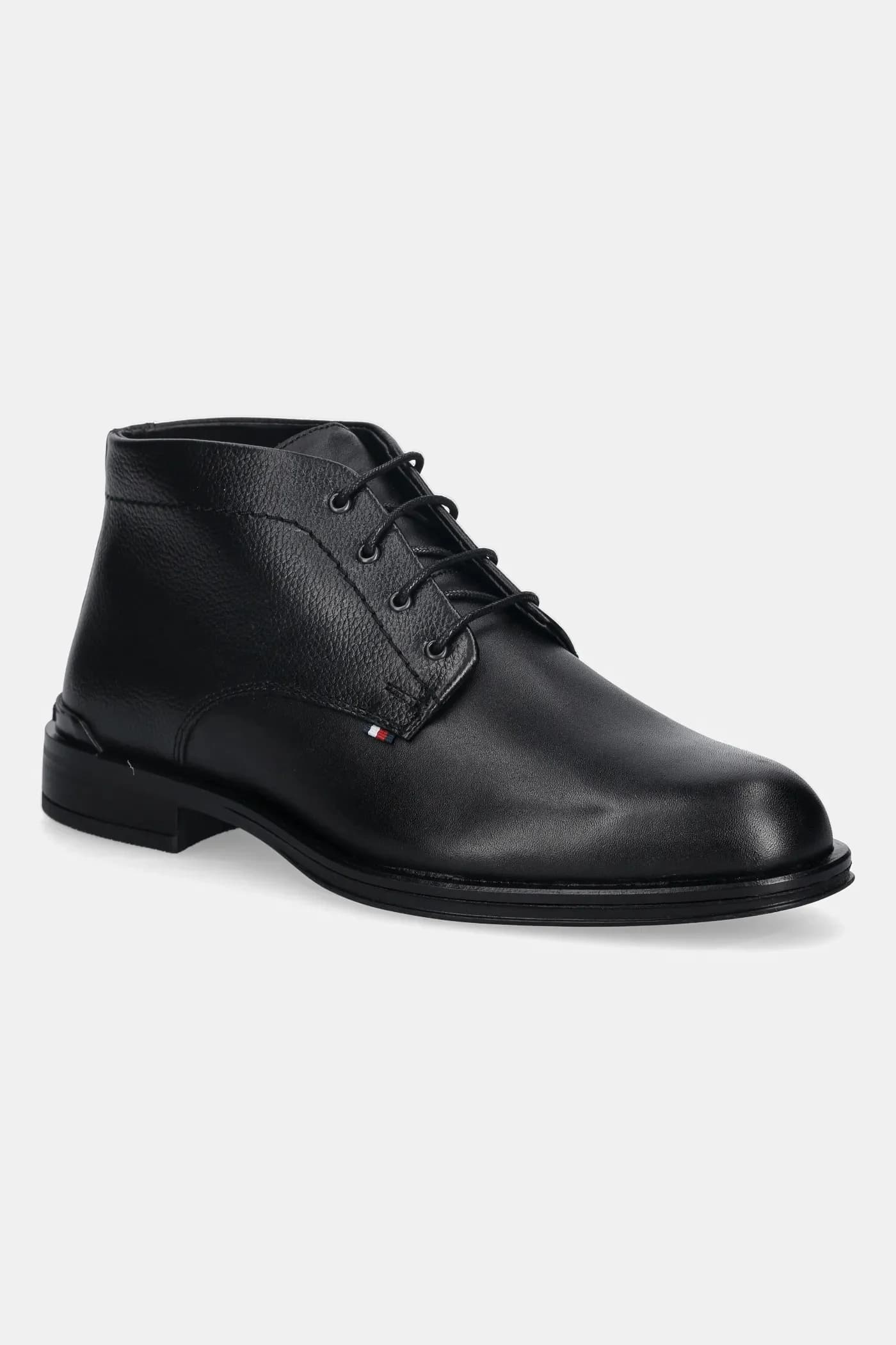 Кожаные туфли CORPORATE HILFIGER LTH BOOT