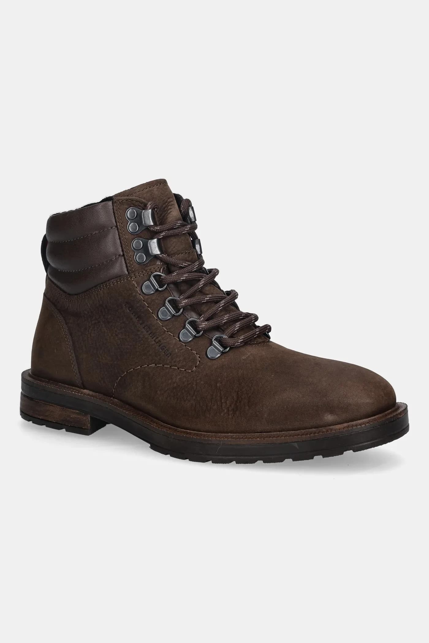 Туфли из нубука CLEATED HILFIGER WRM HOOK BOOT