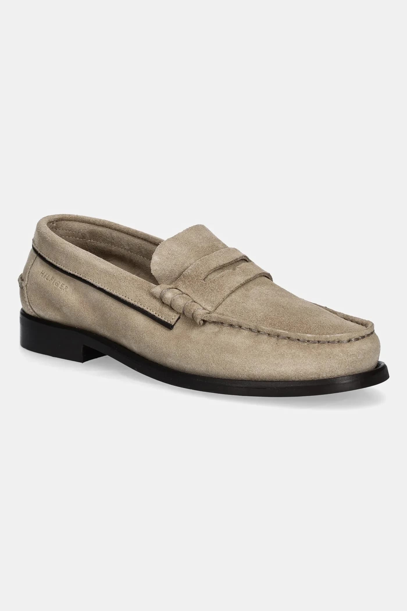 CLASSIC HILFIGER SUEDE LOAFER замшевые мокасины