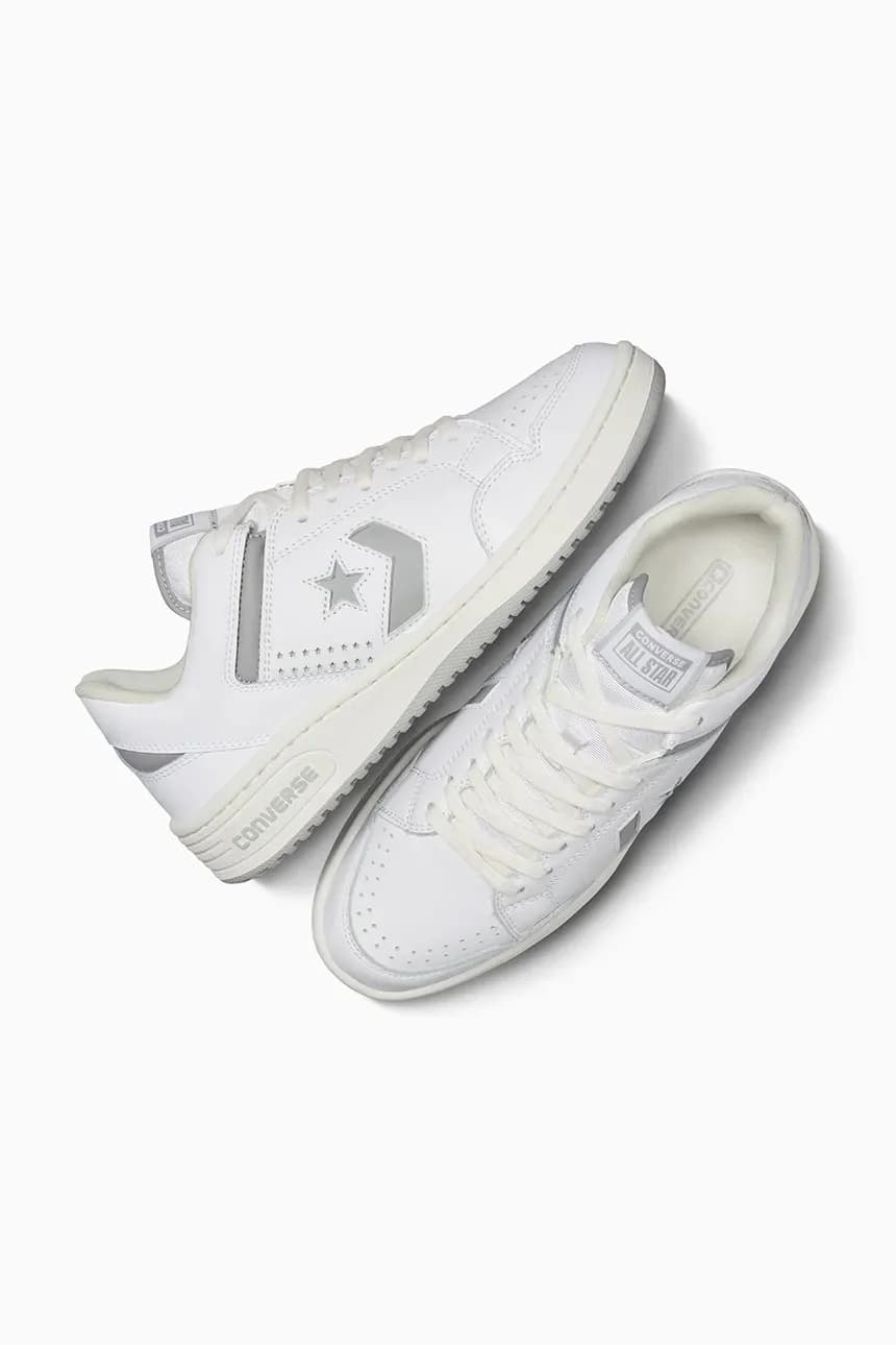 кроссовки из кожи с эффектом оружия - фото 7