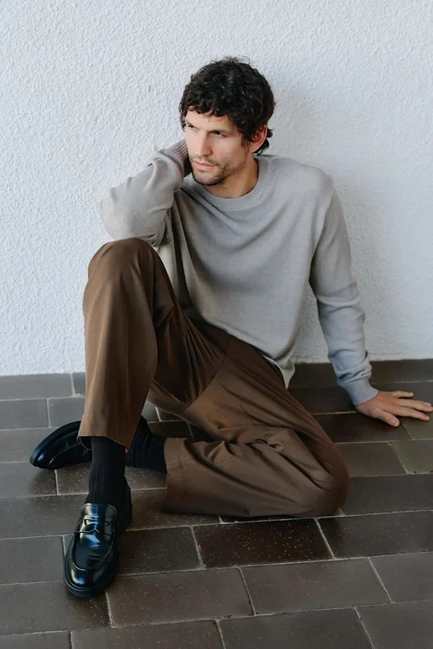 кожаные мокасины ALEX M - фото 6