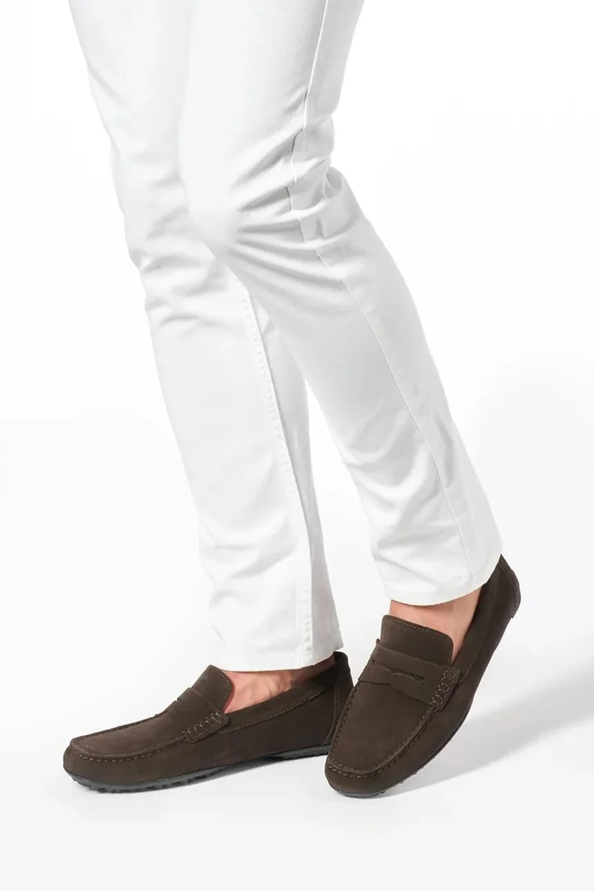 Замшевые мокасины U KOSMOPOLIS + GRIP - фото 7