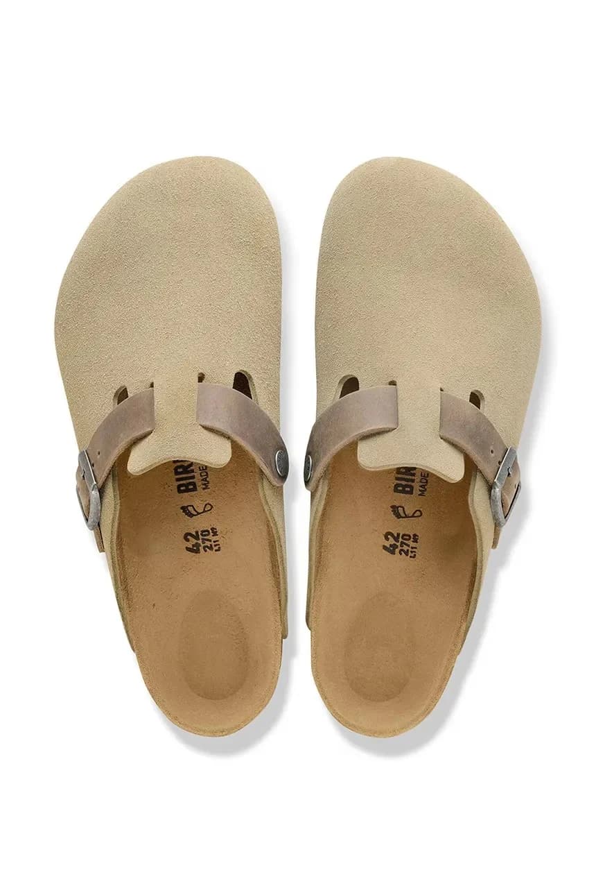 замшевые шлепанцы Boston - фото 4