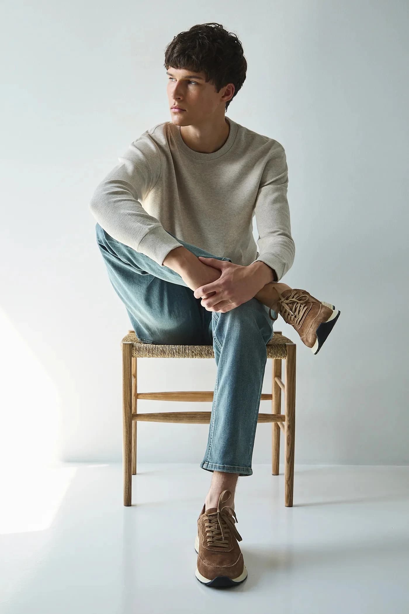 замшевые кроссовки - фото 7