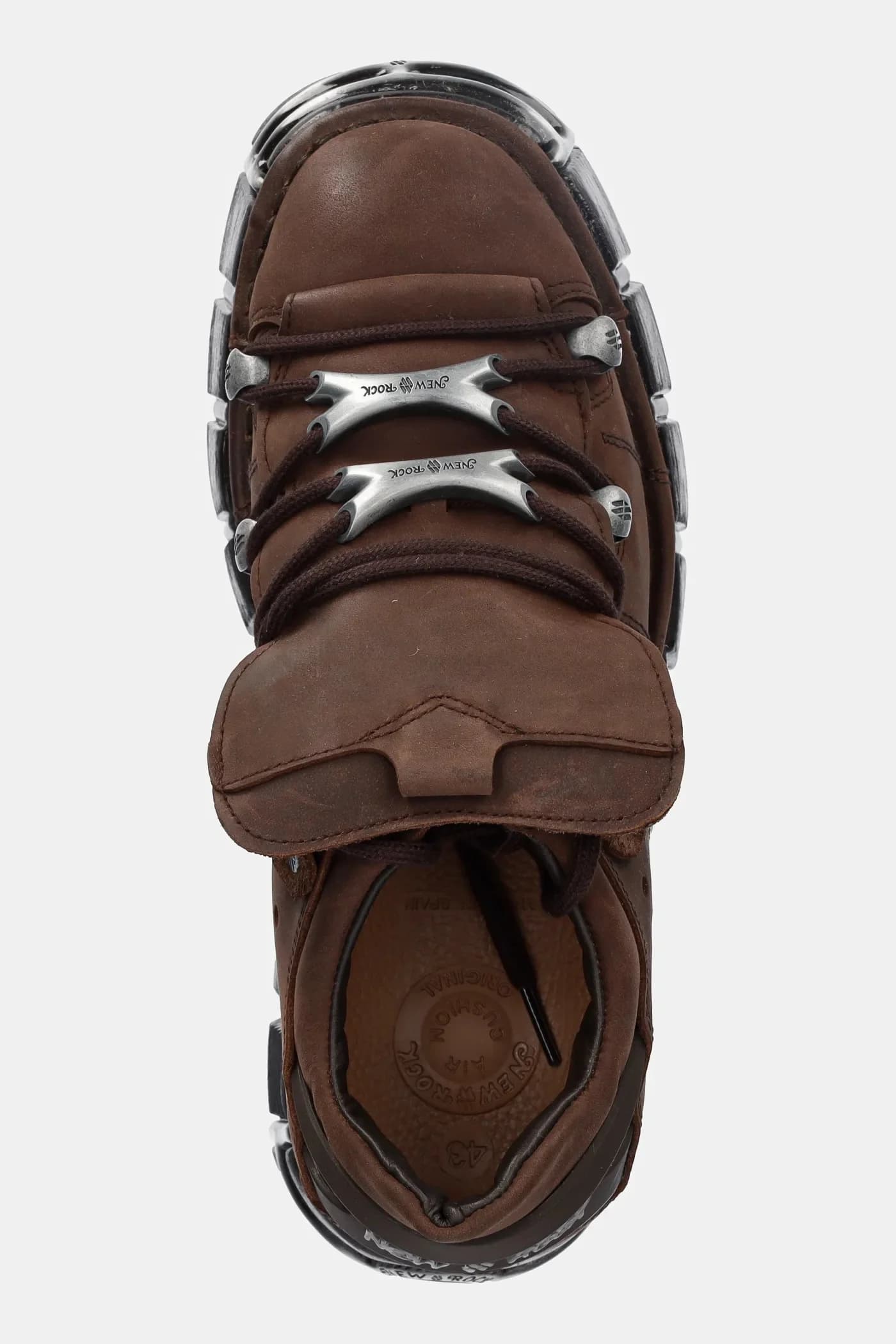 кожаные кроссовки МЕТАЛЛИК - фото 4