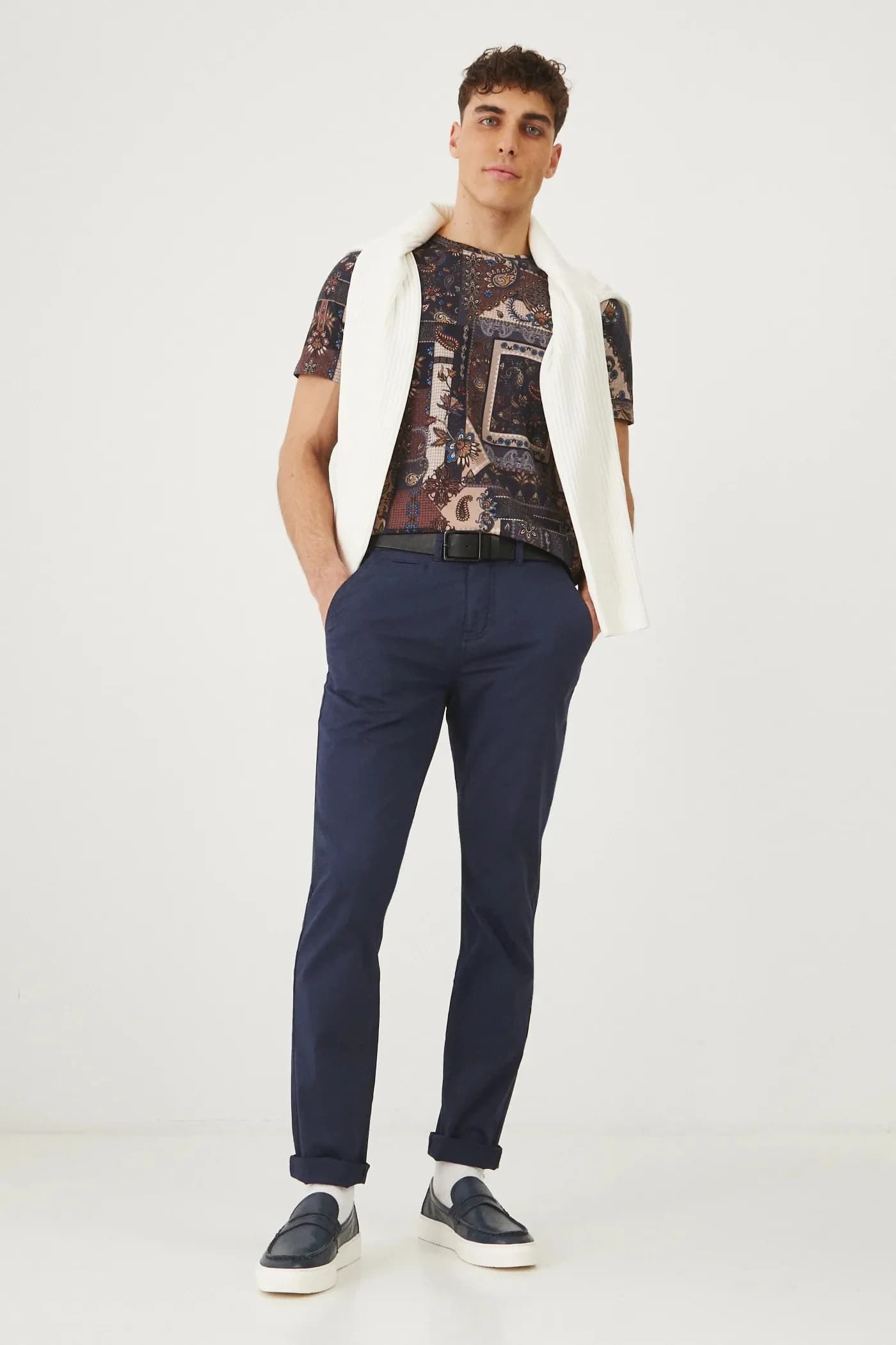 Кожаные мокасины - фото 7