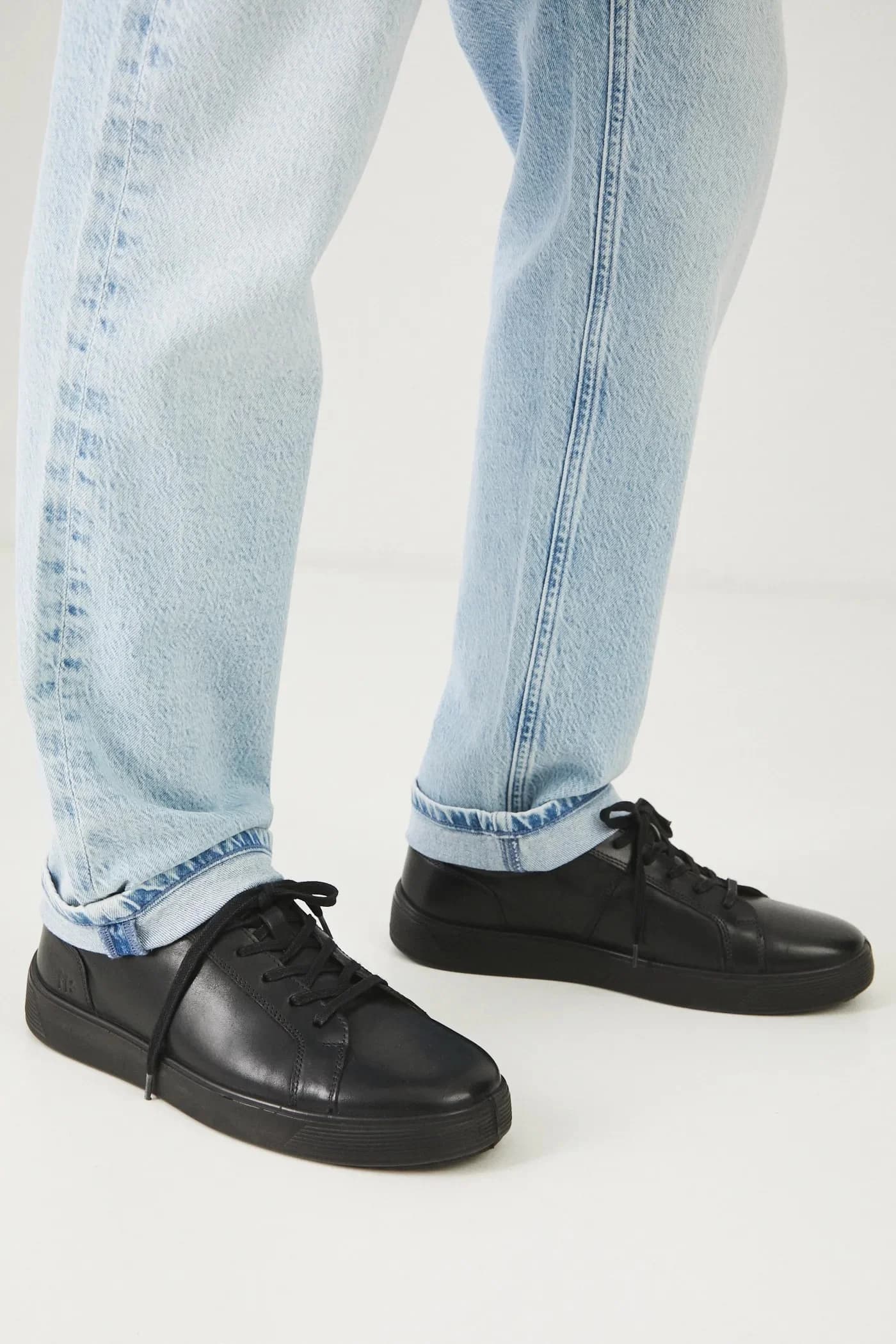 Кожаные кроссовки - фото 8