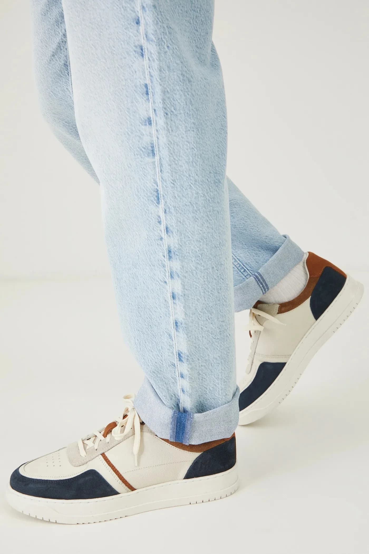 Кожаные кроссовки - фото 8