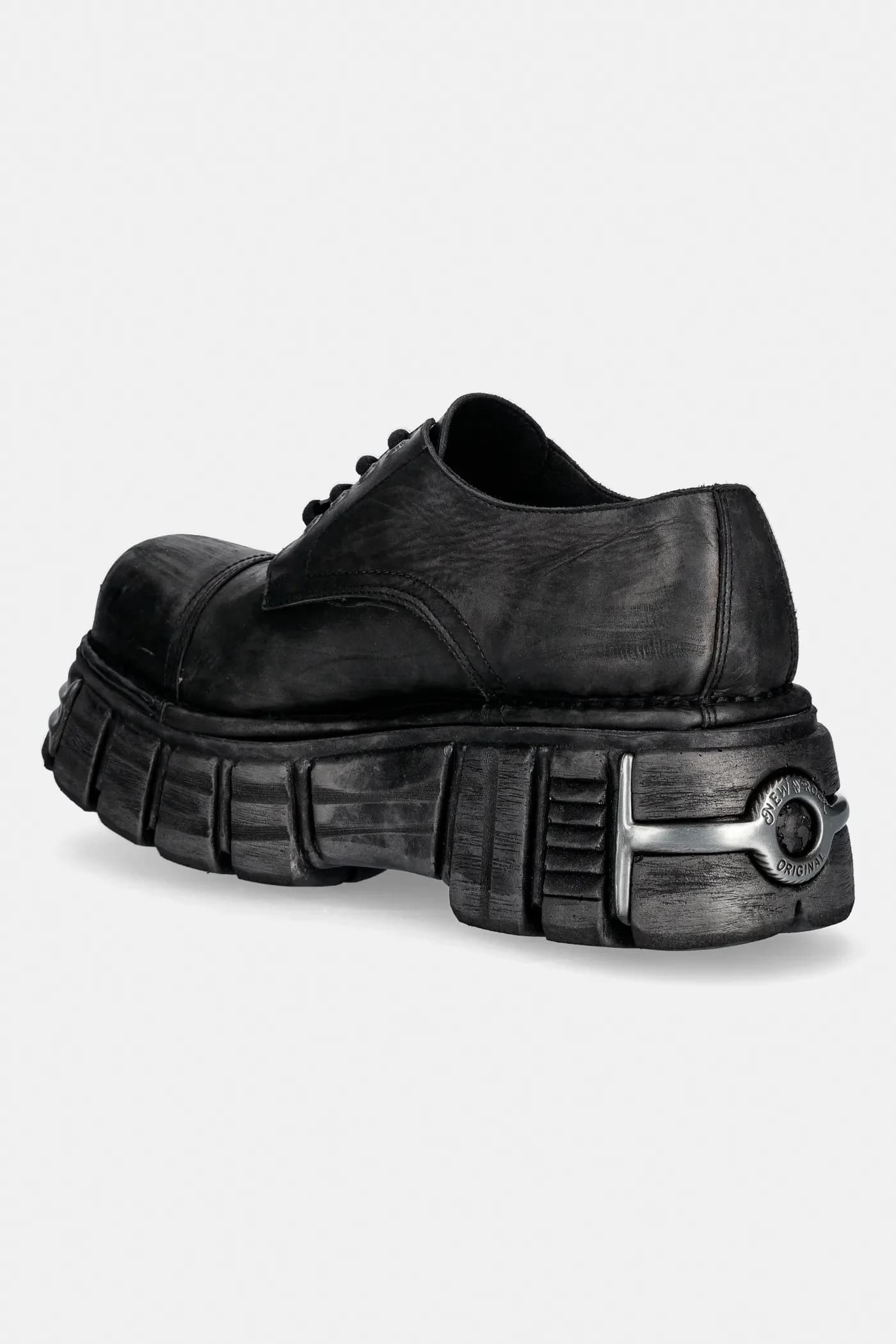 CRUST NEGRO ACABADO DESTROYED, кожаные туфли TOWER NEG - фото 3