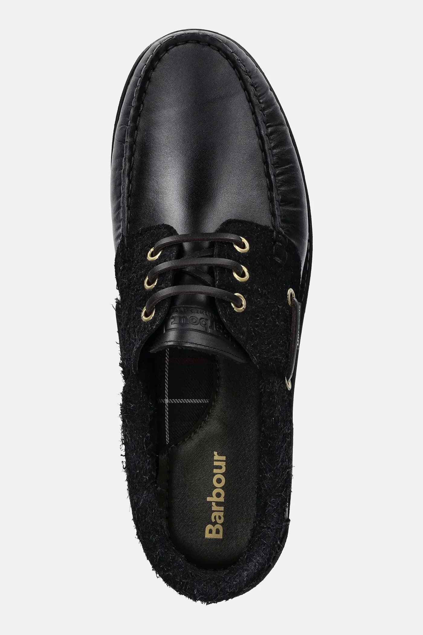 Кожаные туфли на платформе - фото 4