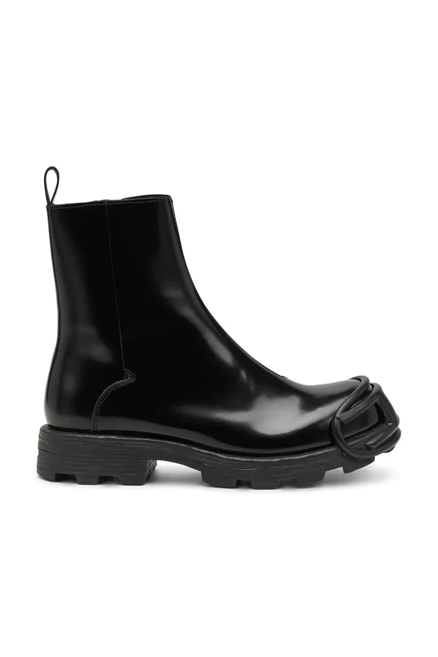 Кожаные ботильоны D-Hammer Bt Zip D