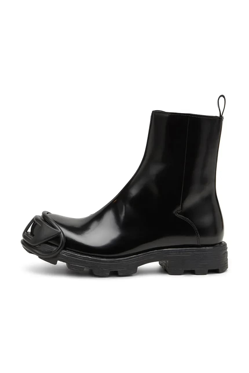 Кожаные ботильоны D-Hammer Bt Zip D - фото 4