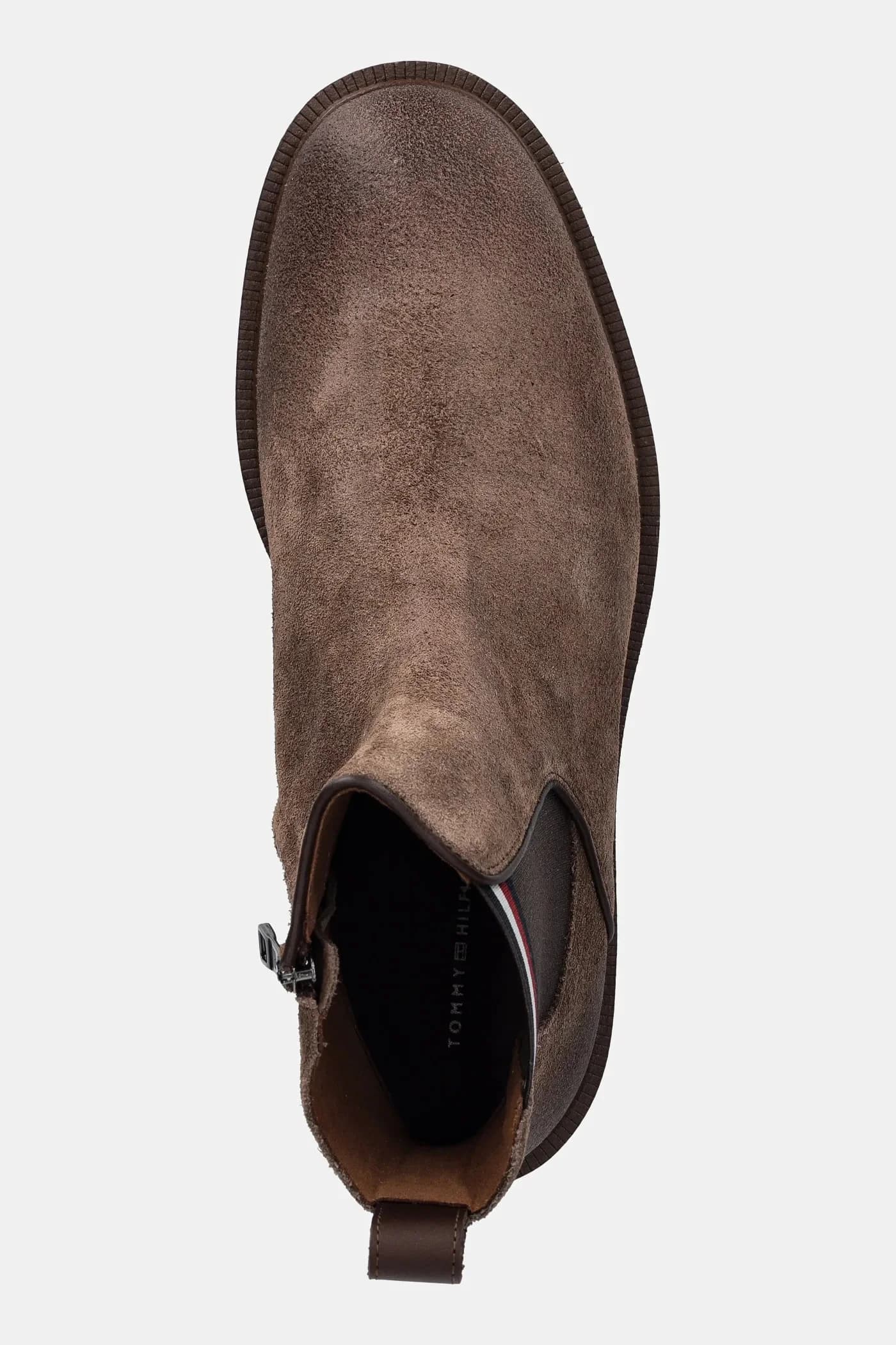 Замшевые ботильоны CLEATED HILFIGER SUEDE CHELSEA - фото 4