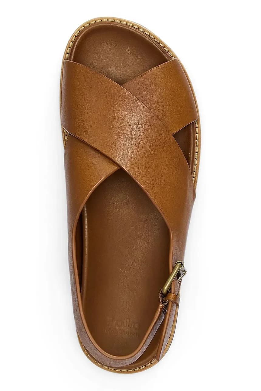 кожаные сандалии Zane - фото 4