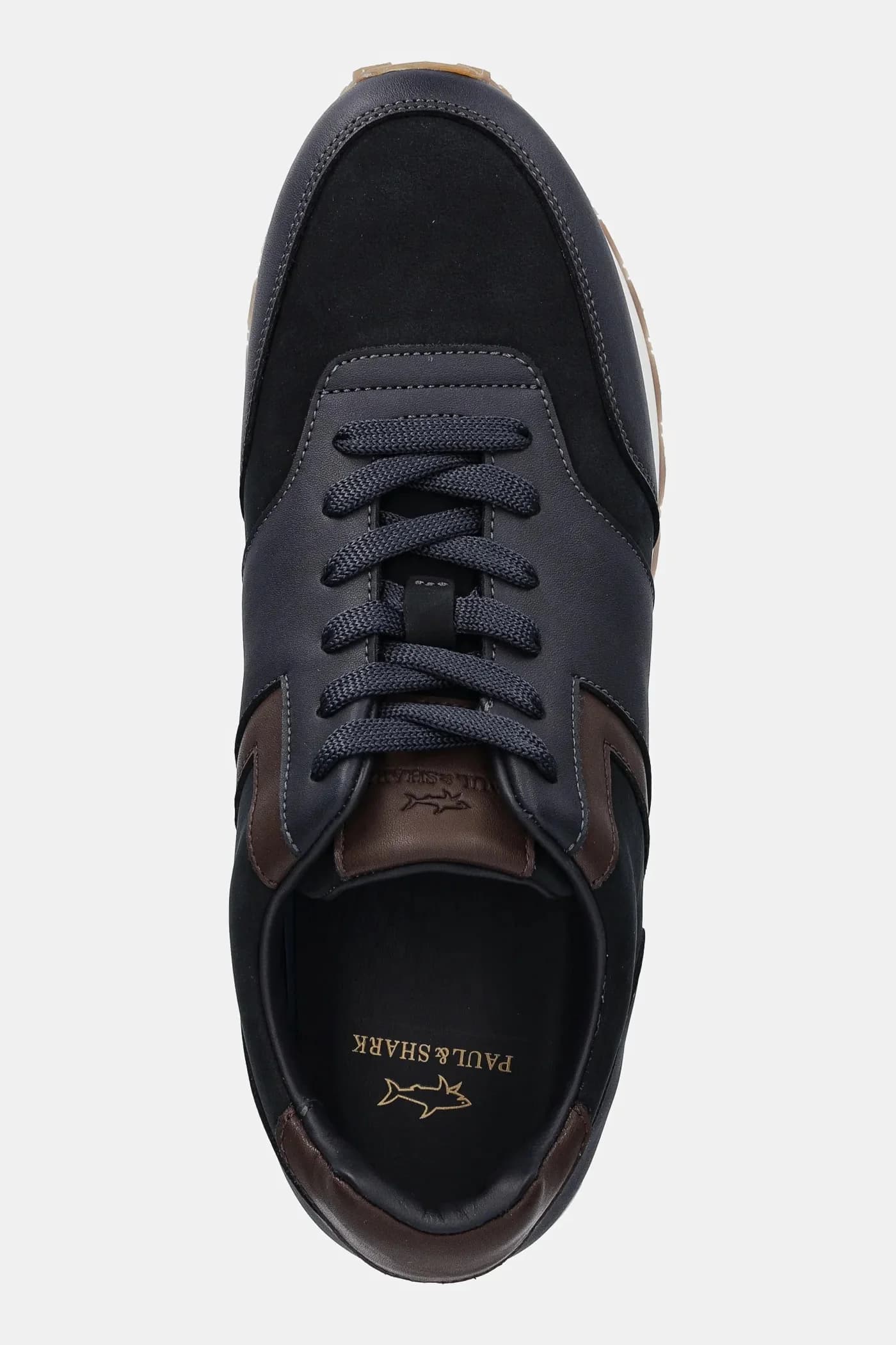 Кожаные кроссовки - фото 4