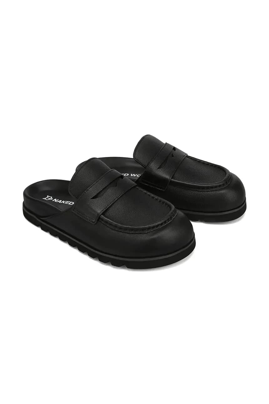 Шлепанцы из кожи с шнурком - фото 2