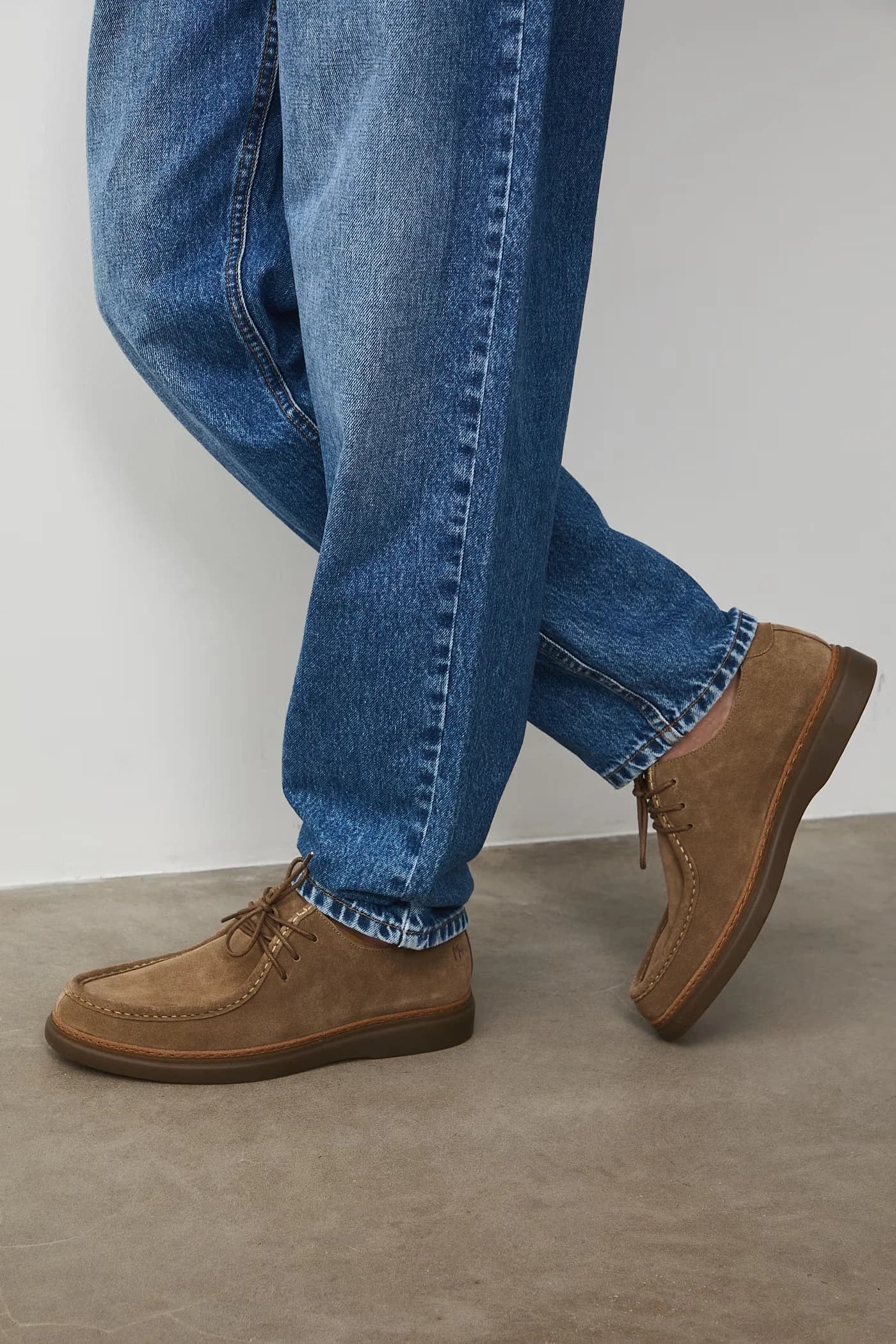 Замшевые мокасины - фото 7