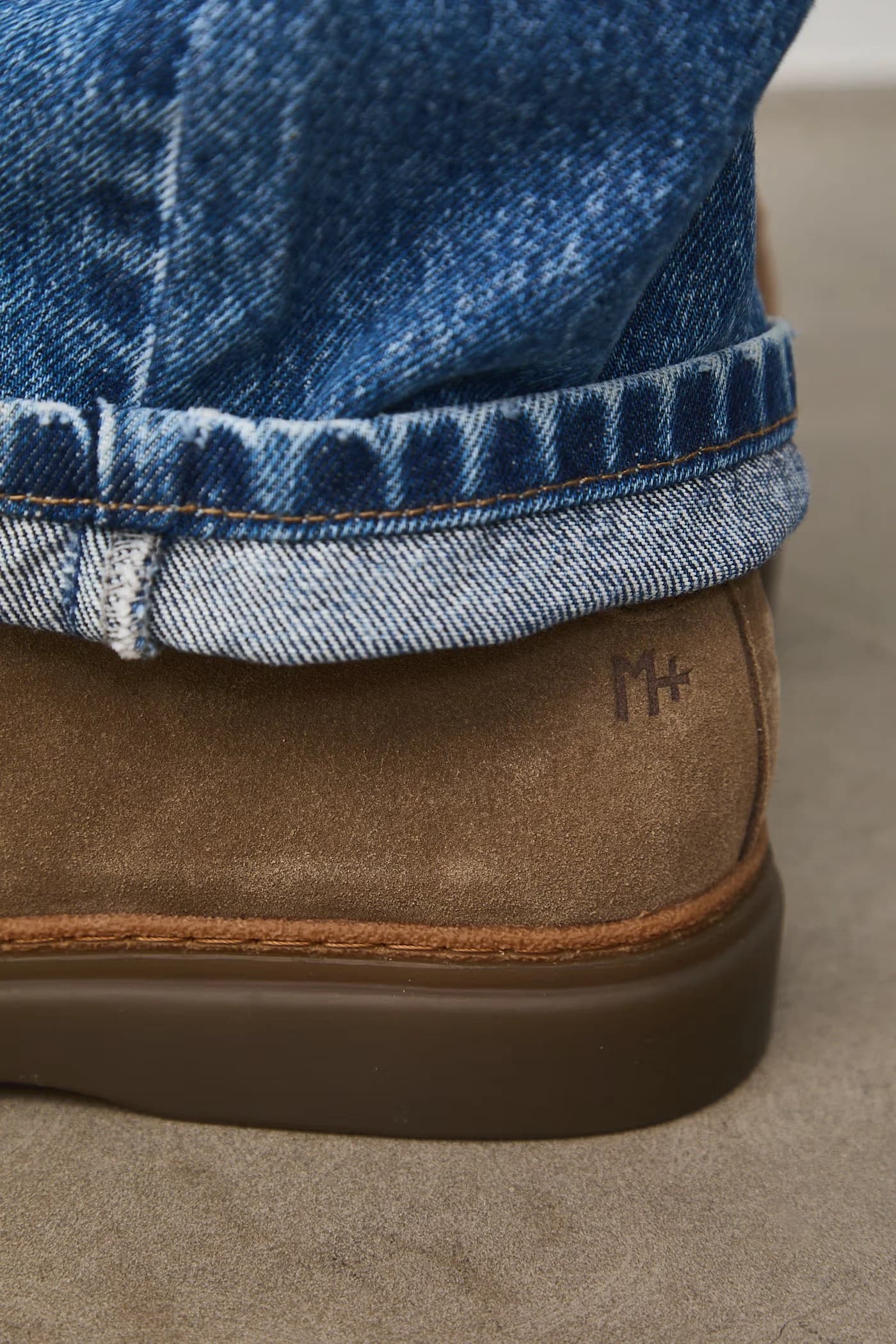 Замшевые мокасины - фото 8