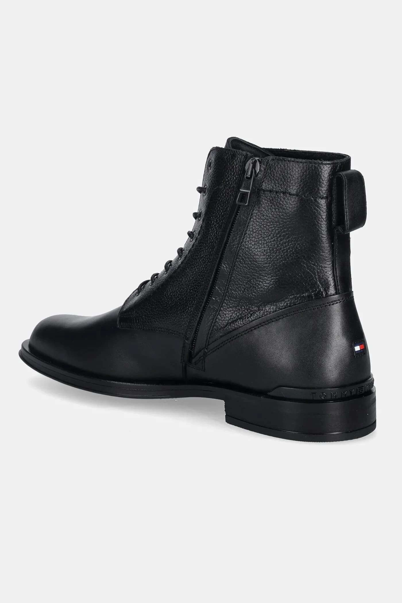 Кожаные ботинки CORPORATE HILFIGER LTH ZIP BOOT - фото 3
