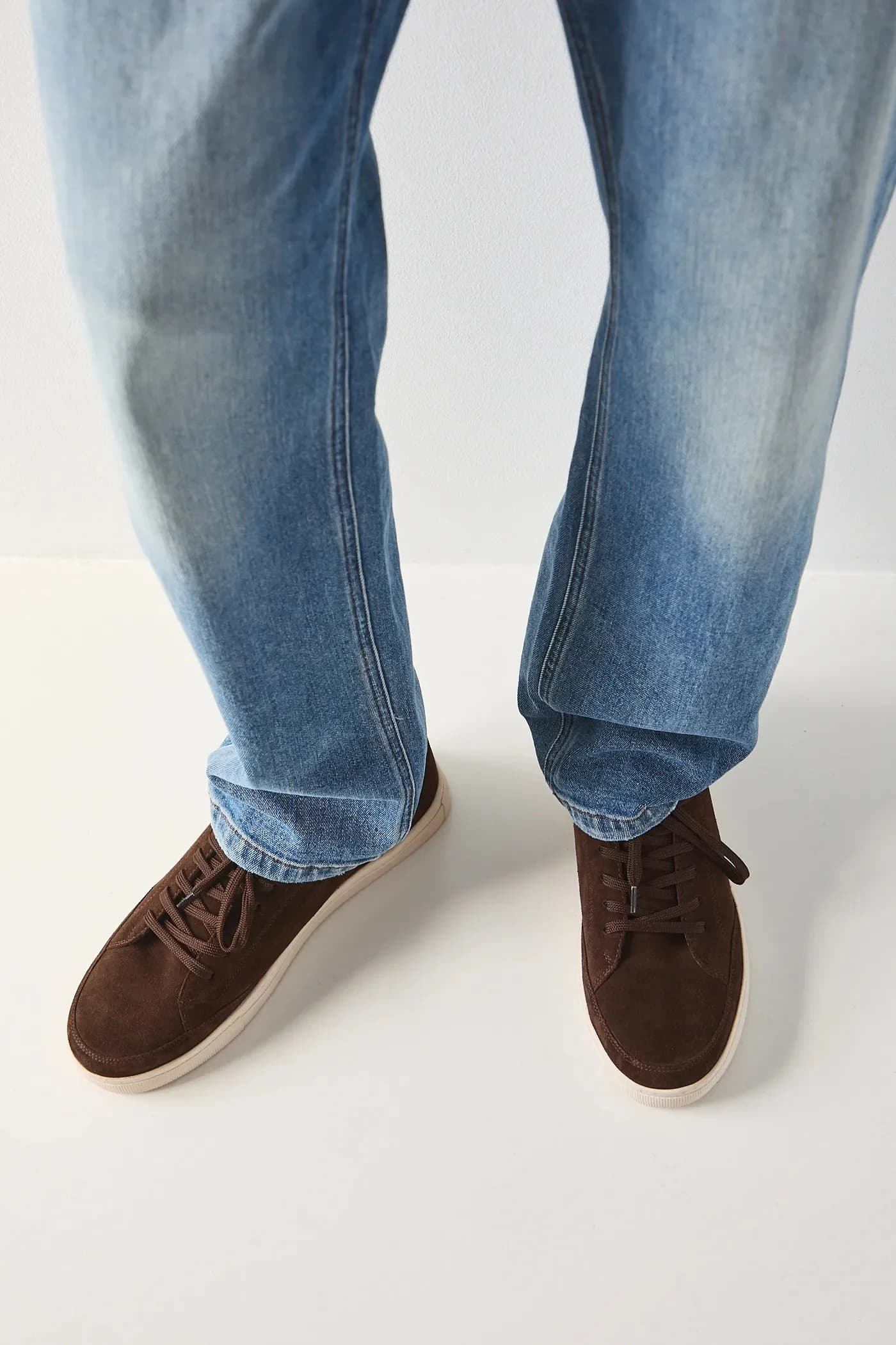 замшевые кроссовки - фото 7