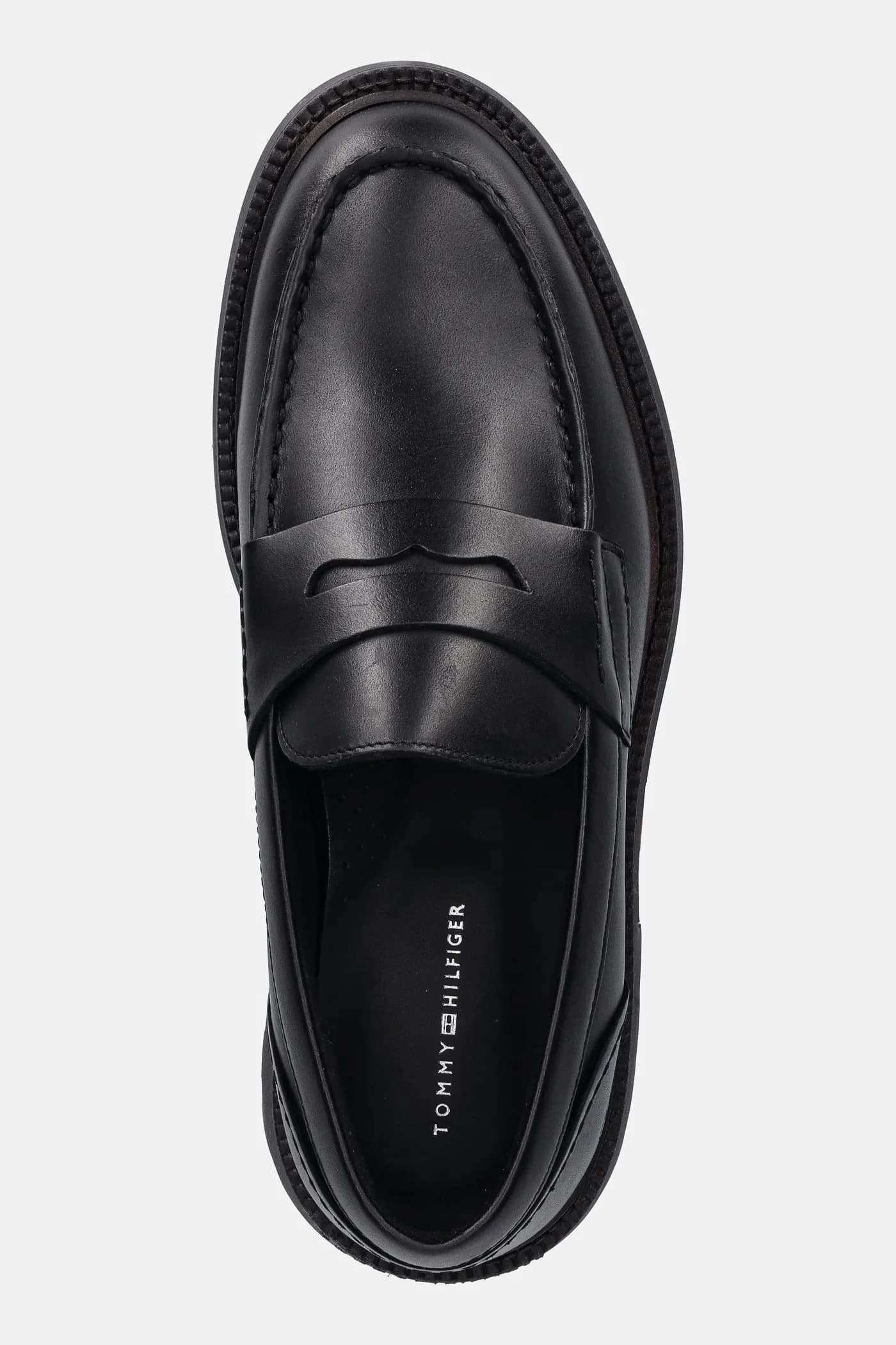 Кожаные мокасины HILFIGER COMFORT LWT LTH LOAFER - фото 4