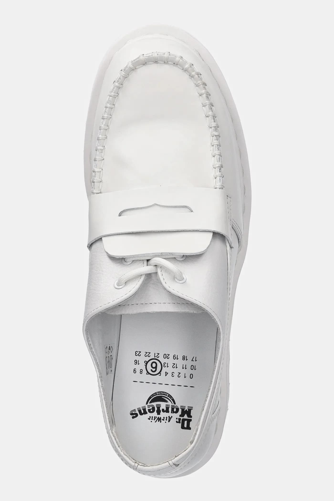 кожаные мокасины MM6 x Dr. Martens - фото 4