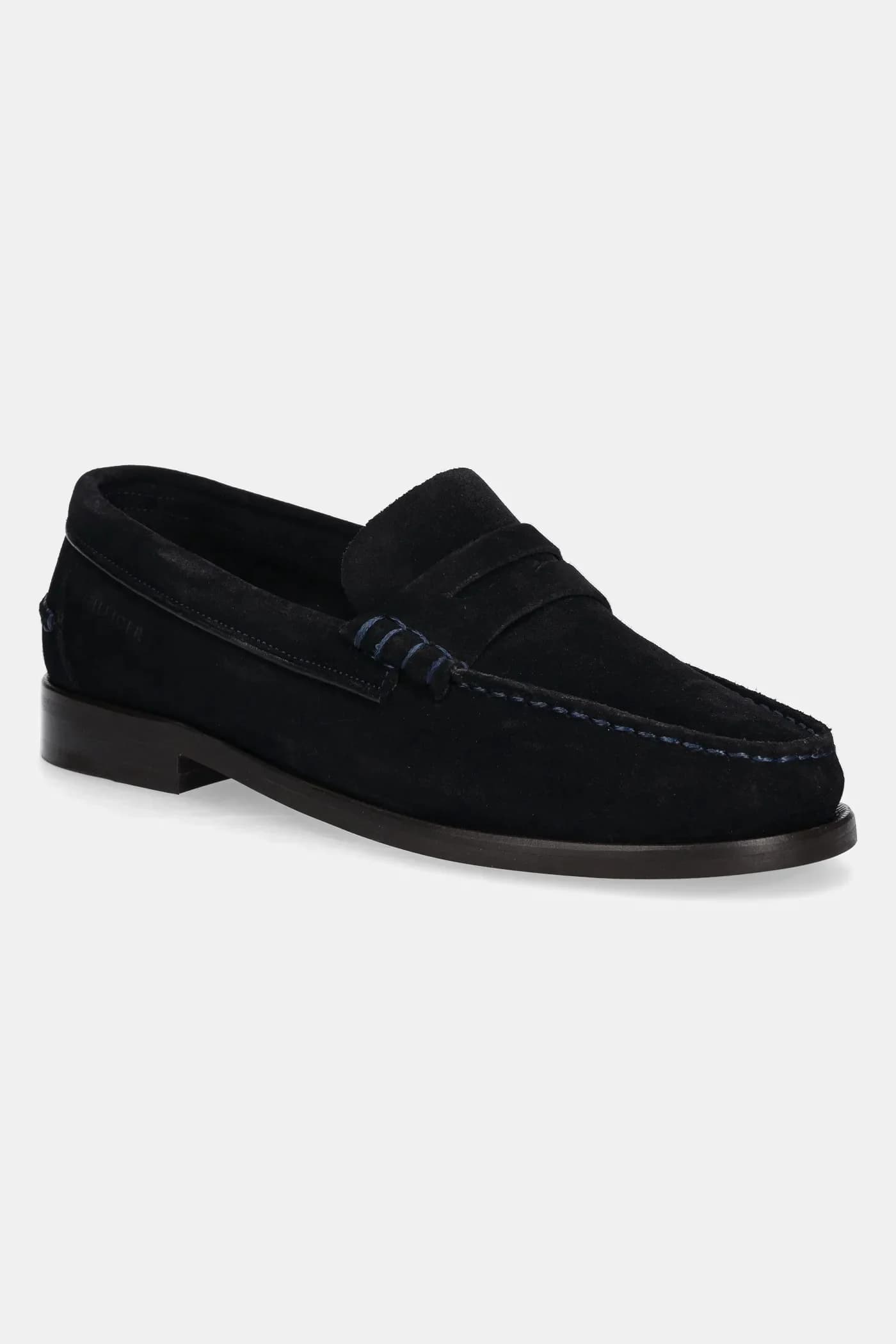 CLASSIC HILFIGER SUEDE LOAFER замшевые мокасины