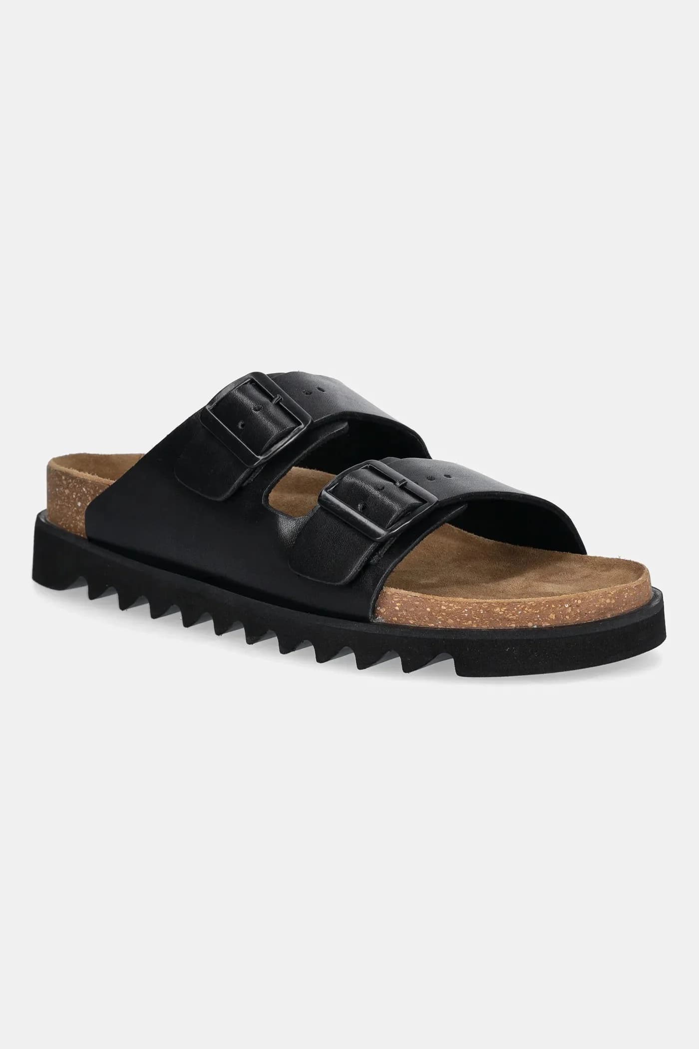 Кожаные шлепанцы