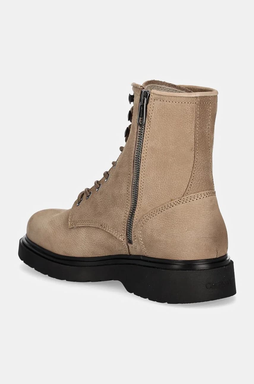 ЗАМШЕВЫЕ ТУФЛИ НА ШНУРОВКЕ И МОЛНИИ - фото 3