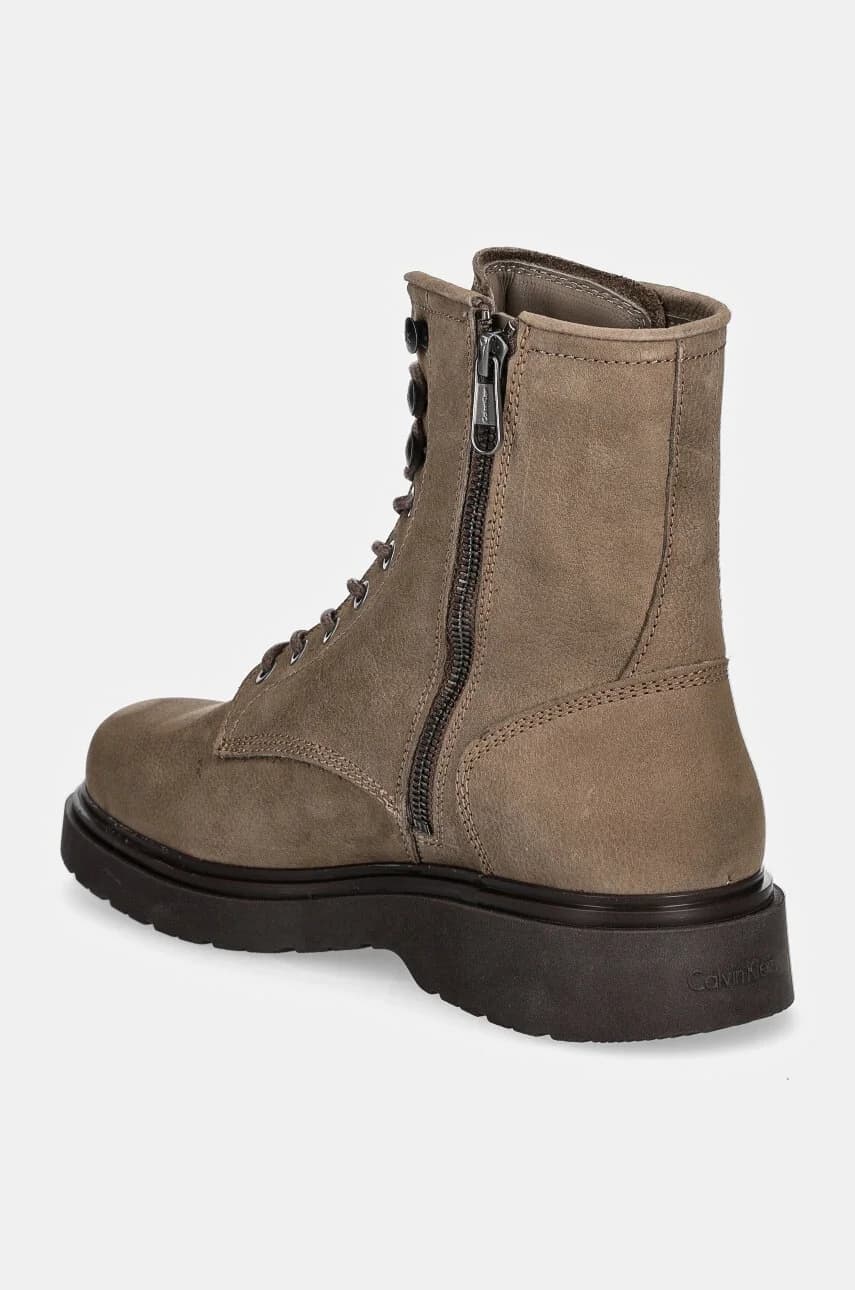 ЗАМШЕВЫЕ ТУФЛИ НА ШНУРОВКЕ И МОЛНИИ - фото 3