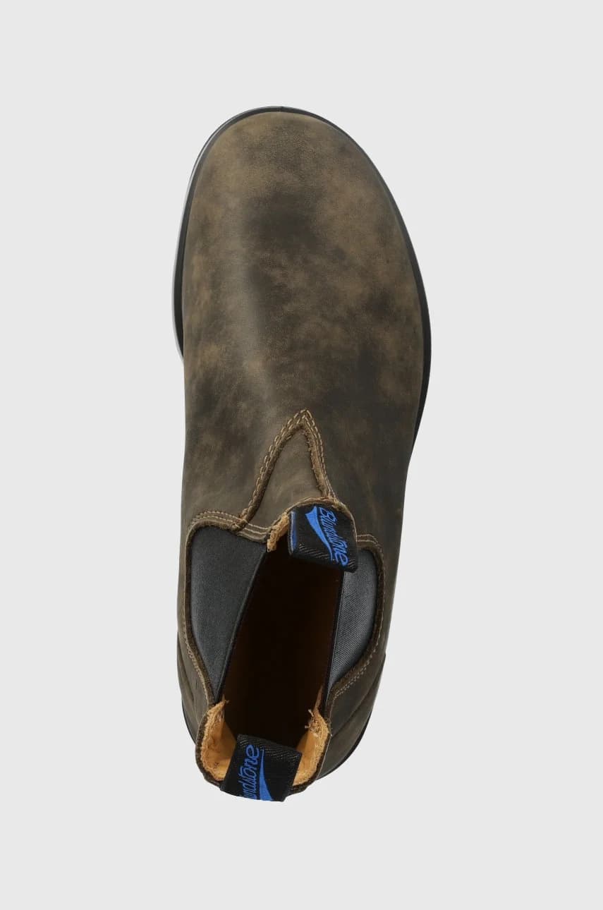 Кожаные ботинки челси 2242 - фото 4