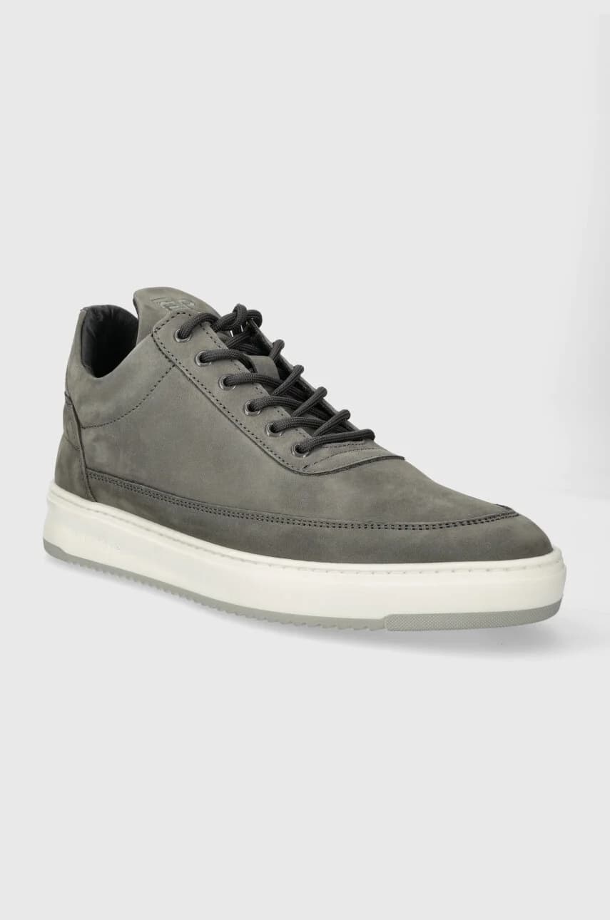 кроссовки Low Top Base из нубука - фото 2