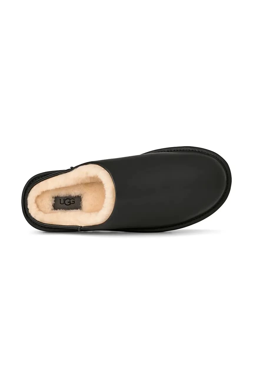 Classic Slip-On тапочки из кожи Noir - фото 5