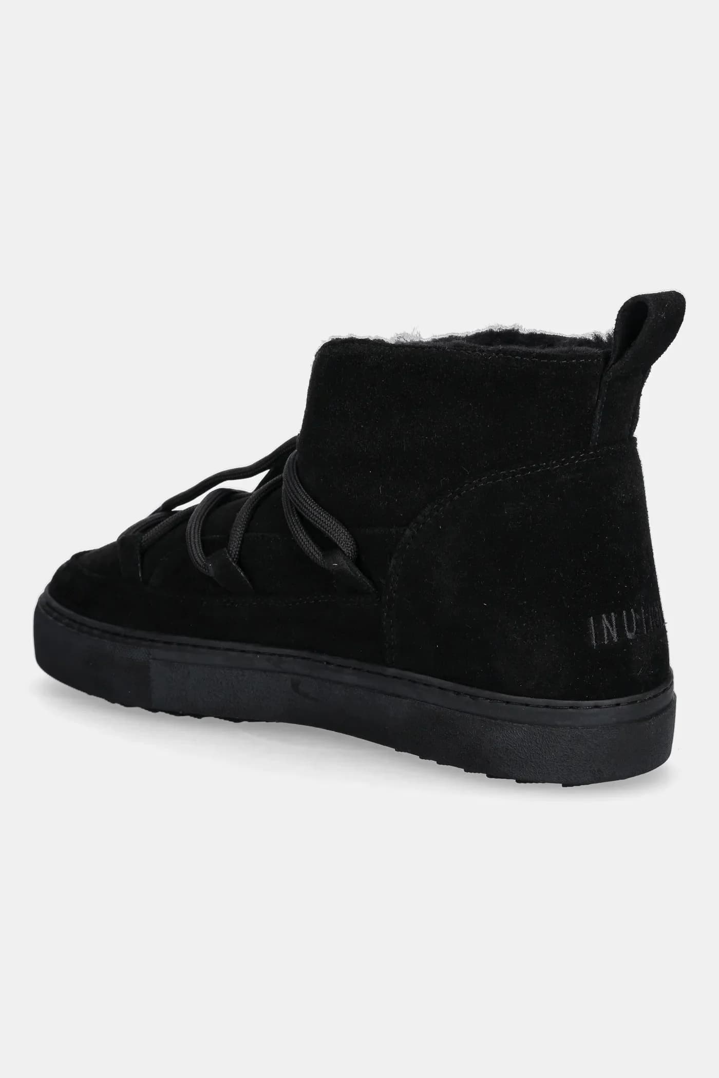 Классические низкие замшевые зимние ботинки - фото 3