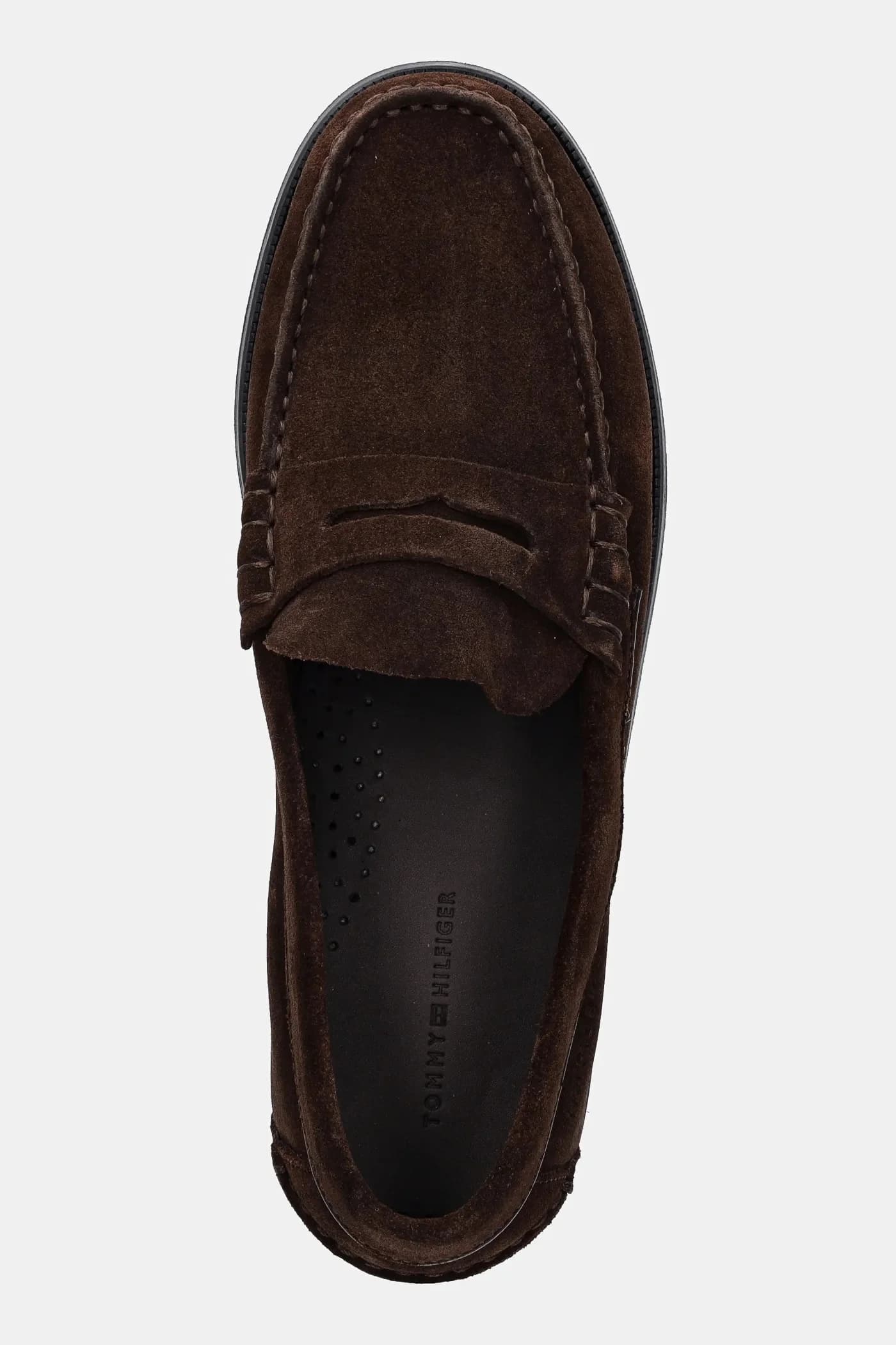 CLASSIC HILFIGER SUEDE LOAFER замшевые мокасины - фото 4