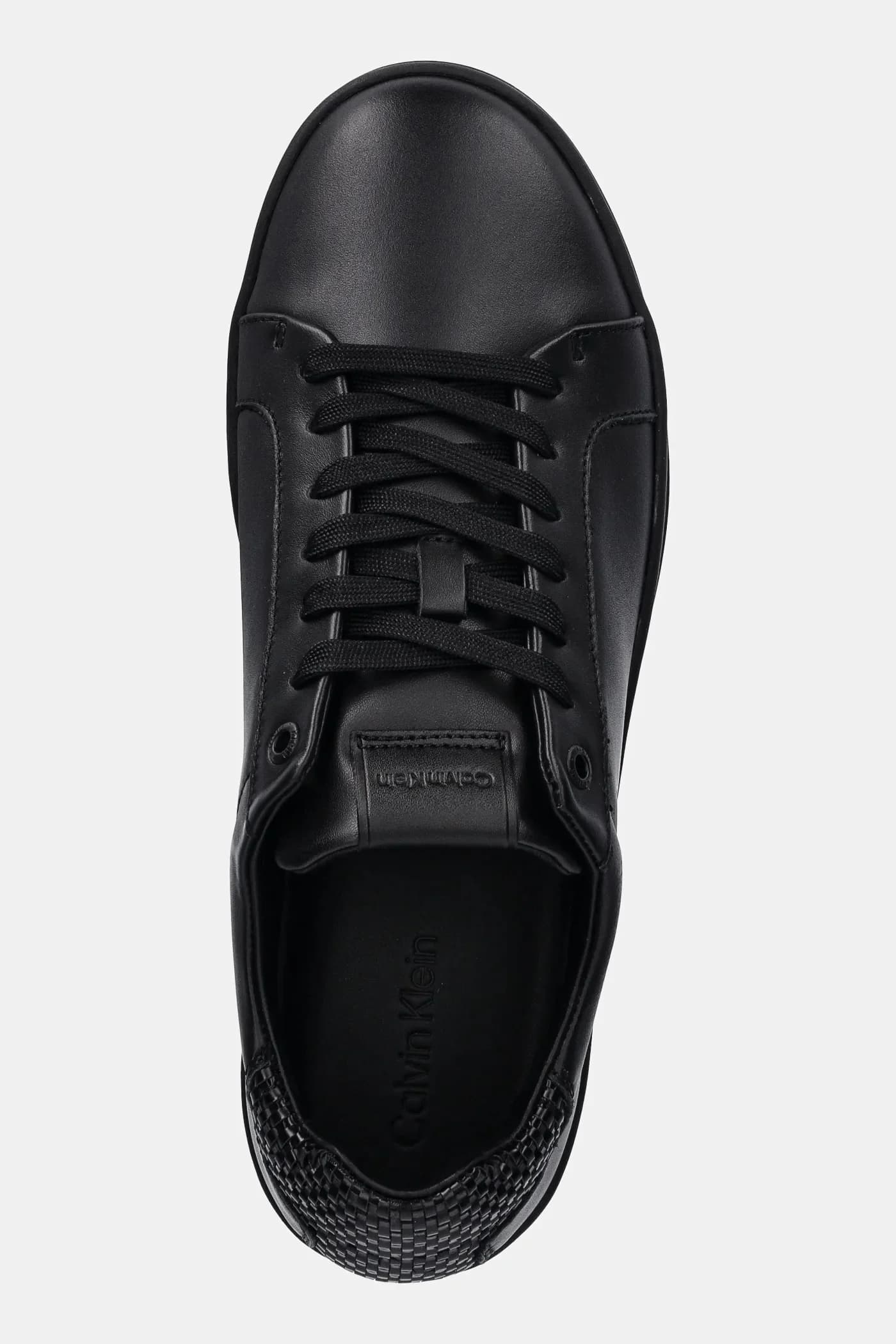 кожаные кроссовки LOW TOP LACE UP WOVEN - фото 4