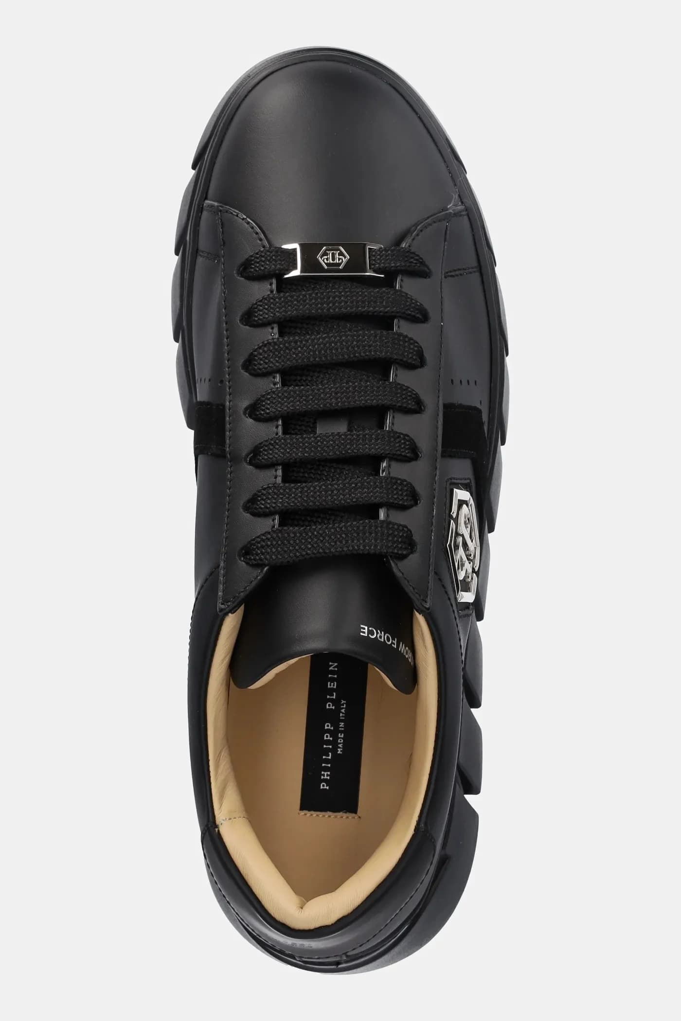 кожаные кроссовки Nappa Lo-Top Hexagon - фото 4