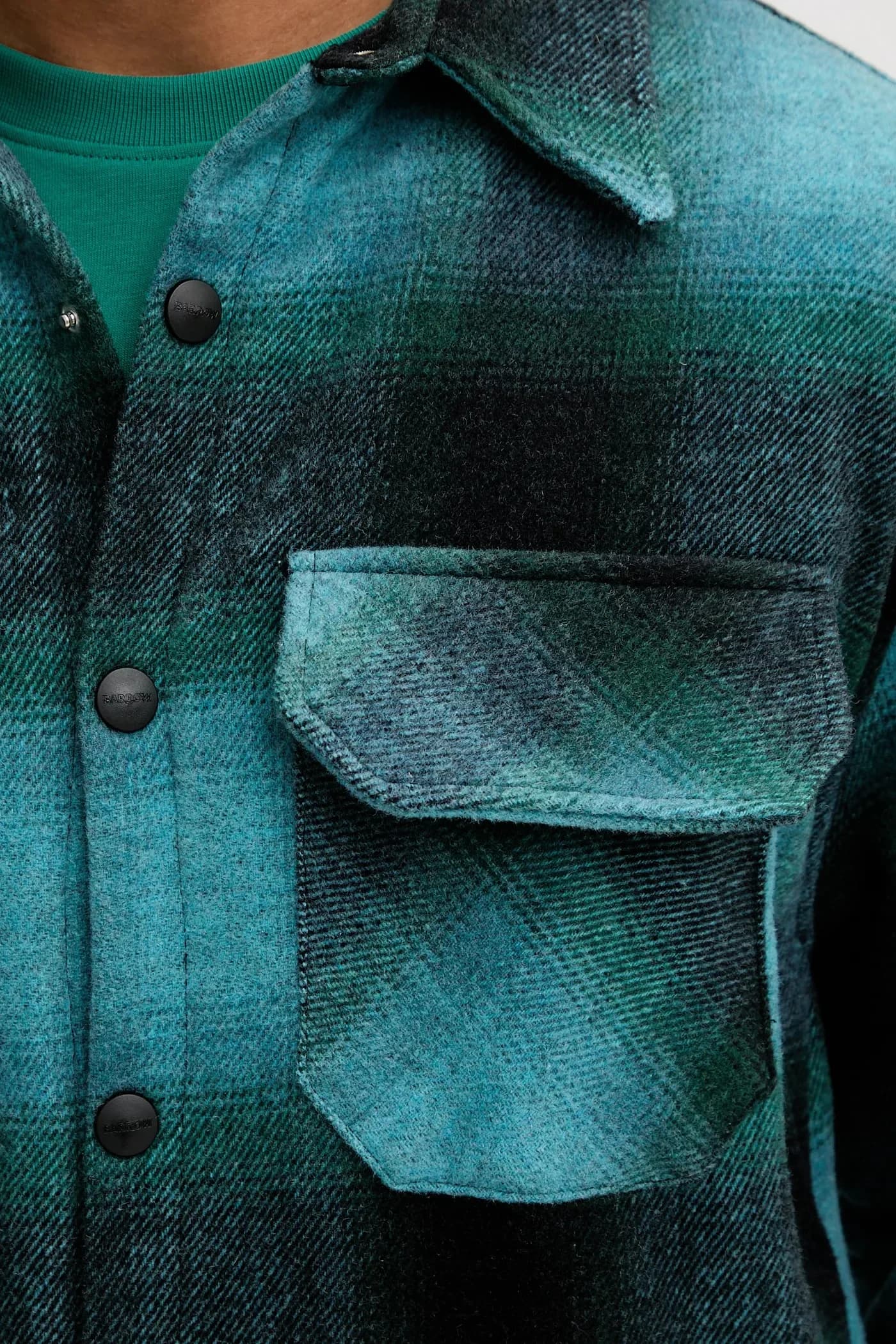 Куртка-рубашка с шерстью - фото 11