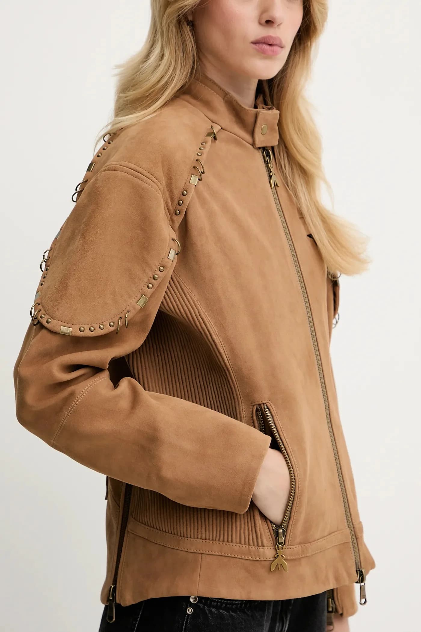 Замшевая косуха - фото 5