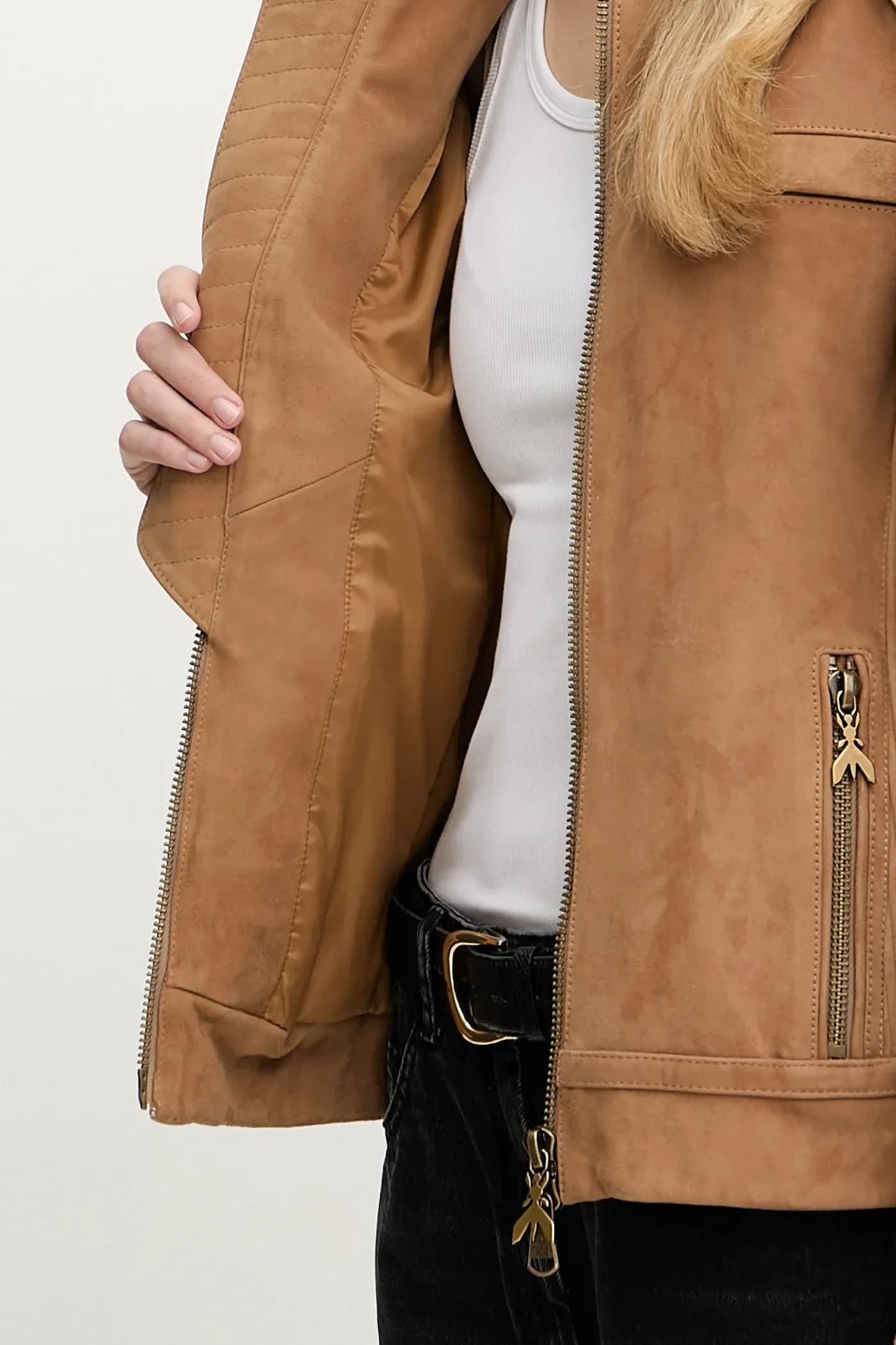 Замшевая косуха - фото 7