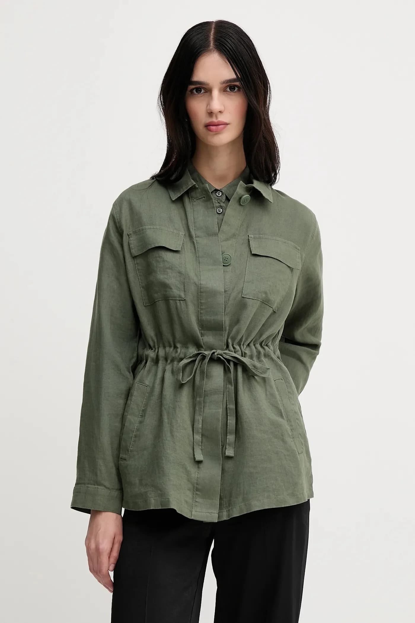 Льняная куртка